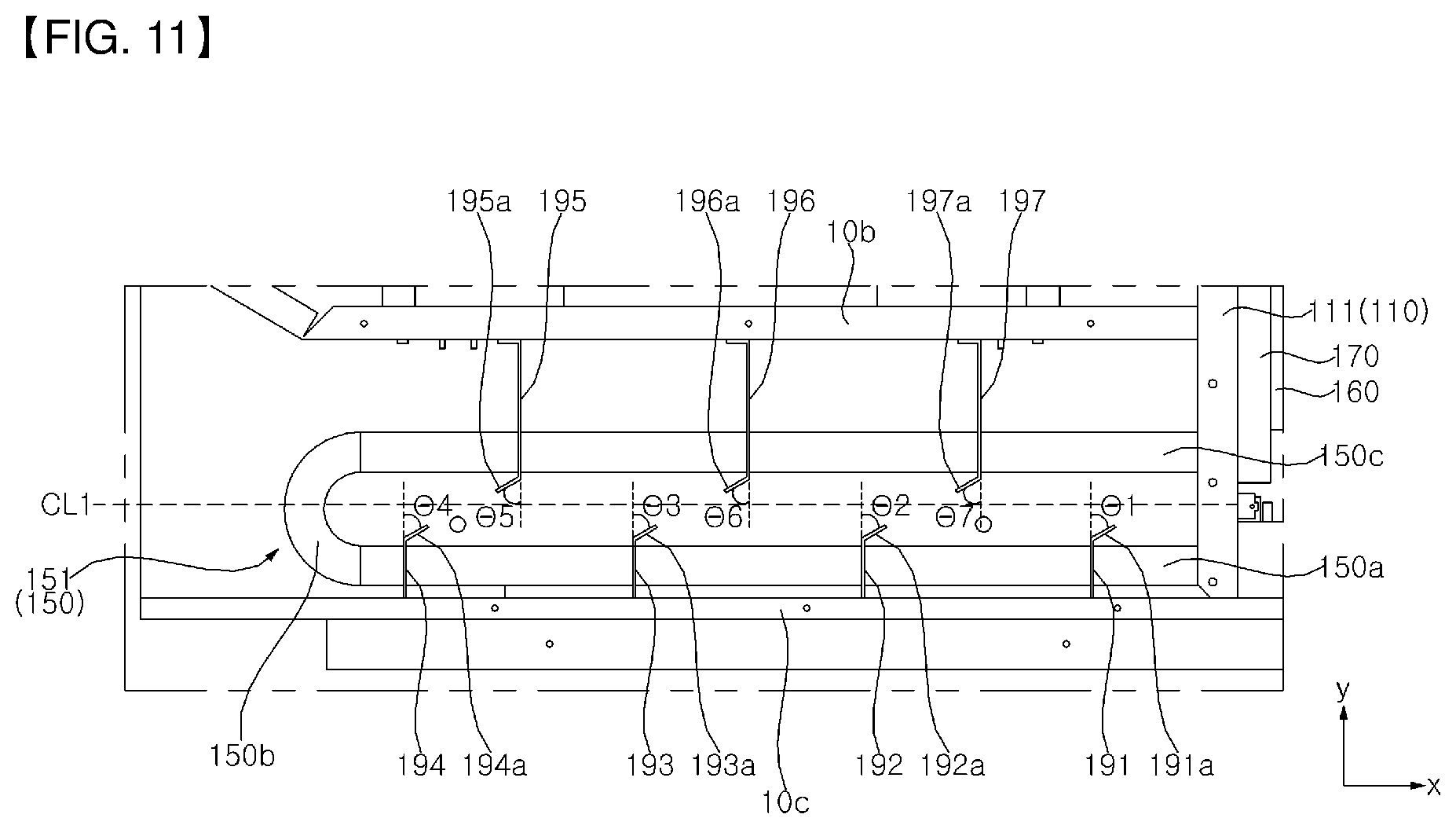 Patent US12460837 Figure 11 – Gas furnace and air conditioner having the same