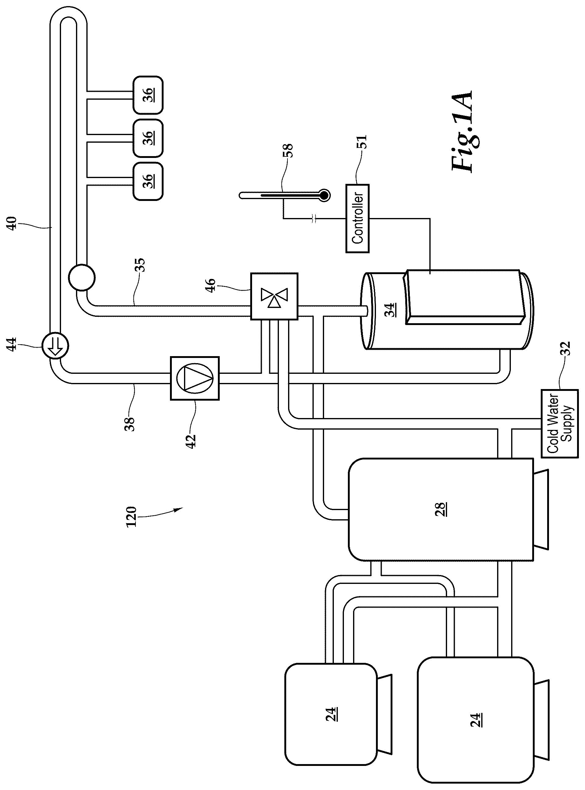Patent US12460839 Figure 2 – Step modulating swing tank for heat pump water heater
