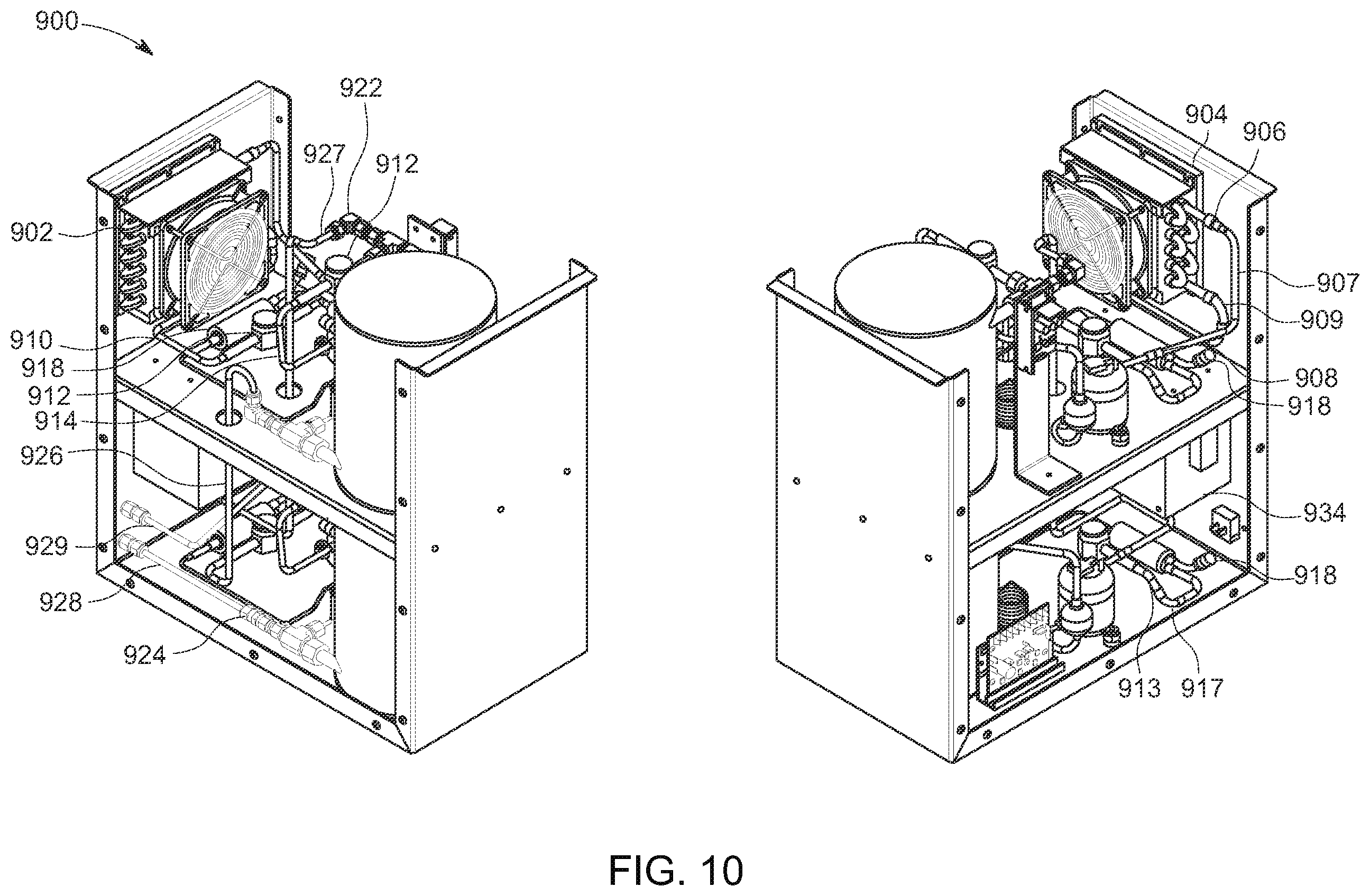 Patent US12460842 Figure 11 – High-pressure fluid chromatography system using interior-to-exterior column pressure equalization