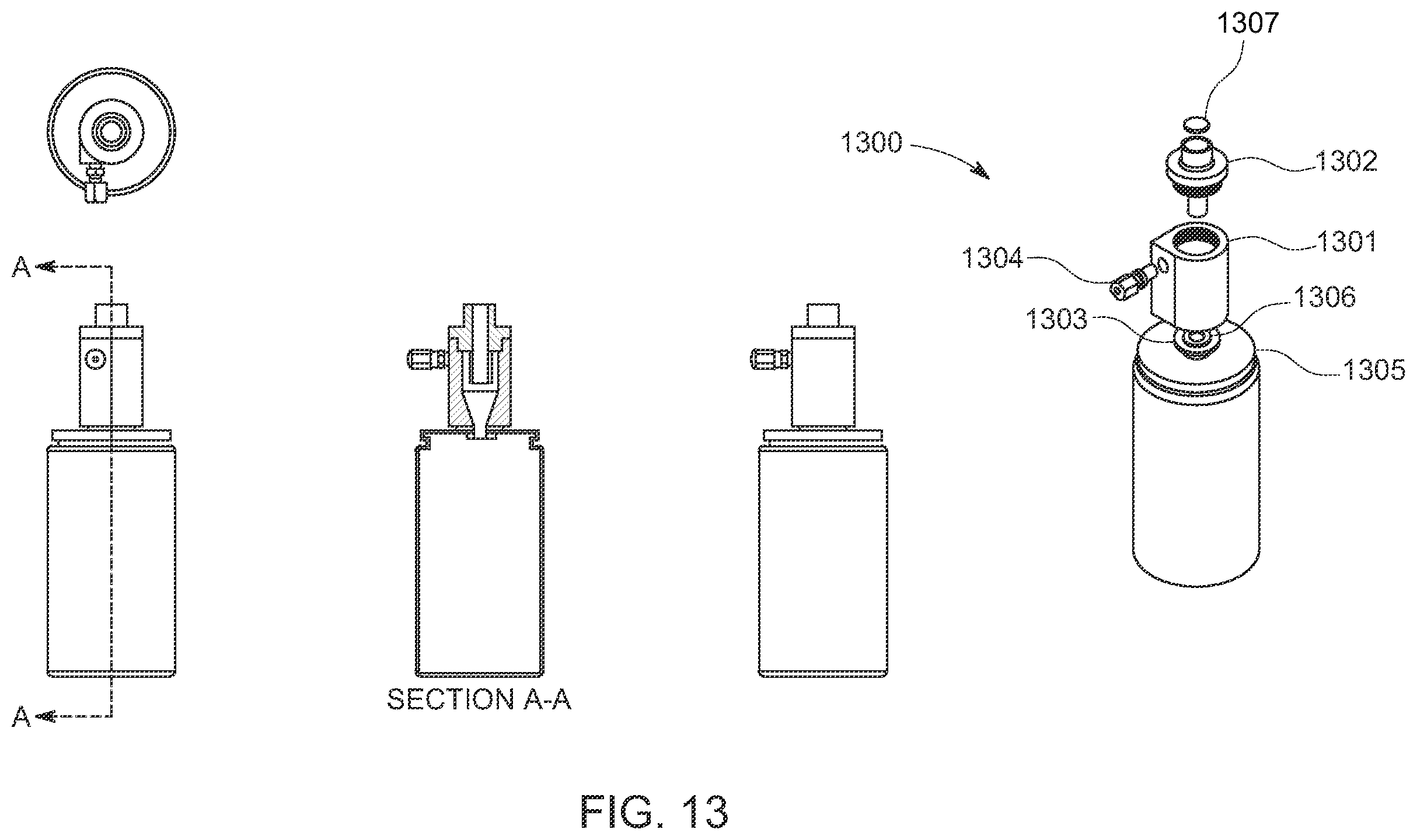 Patent US12460842 Figure 14 – High-pressure fluid chromatography system using interior-to-exterior column pressure equalization