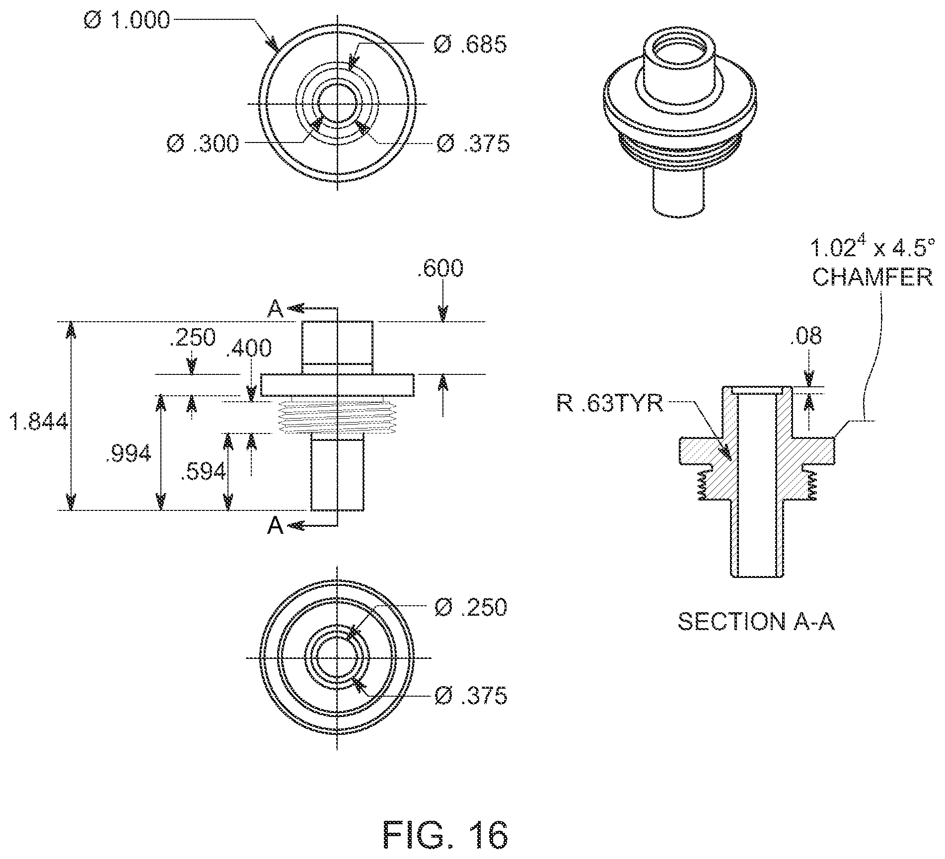 Patent US12460842 Figure 17 – High-pressure fluid chromatography system using interior-to-exterior column pressure equalization