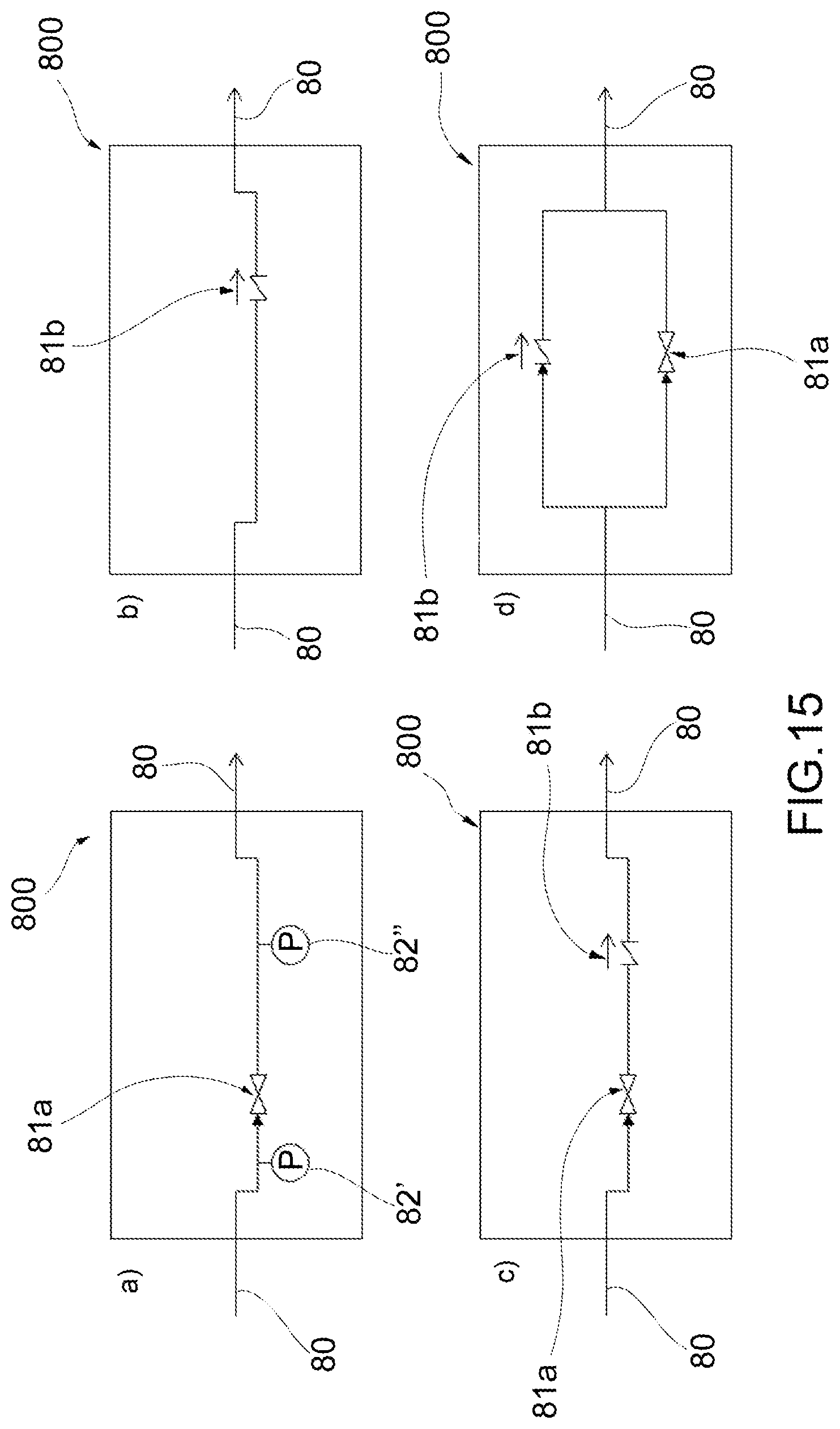 Patent US12460843 Figure 15 – Vapour compression refrigeration system with rotary pressure exchanger and management method of such a system