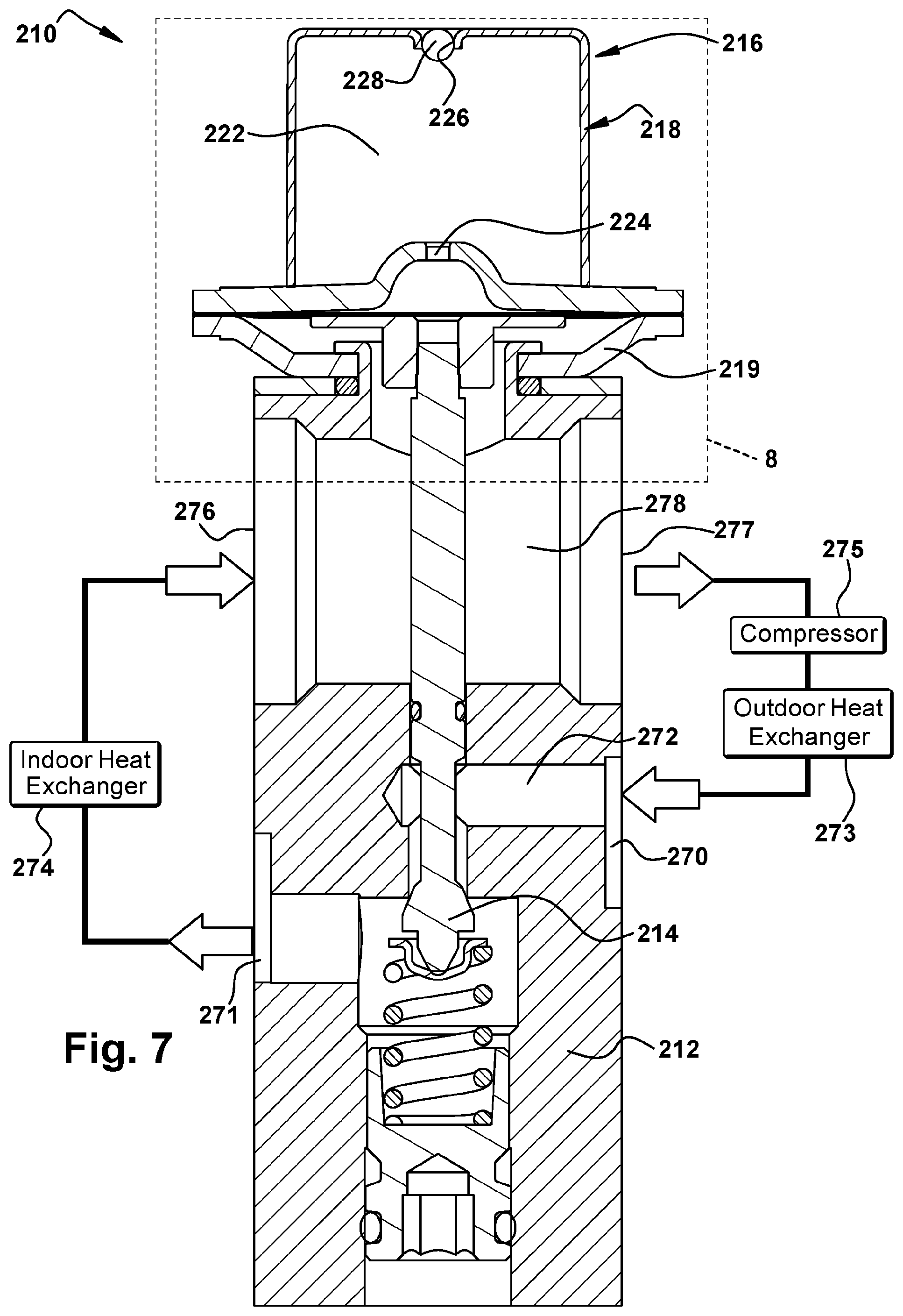 Patent US12460844 Figure 5 – Ball seal for thermal sensor assembly of thermostatic expansion valve