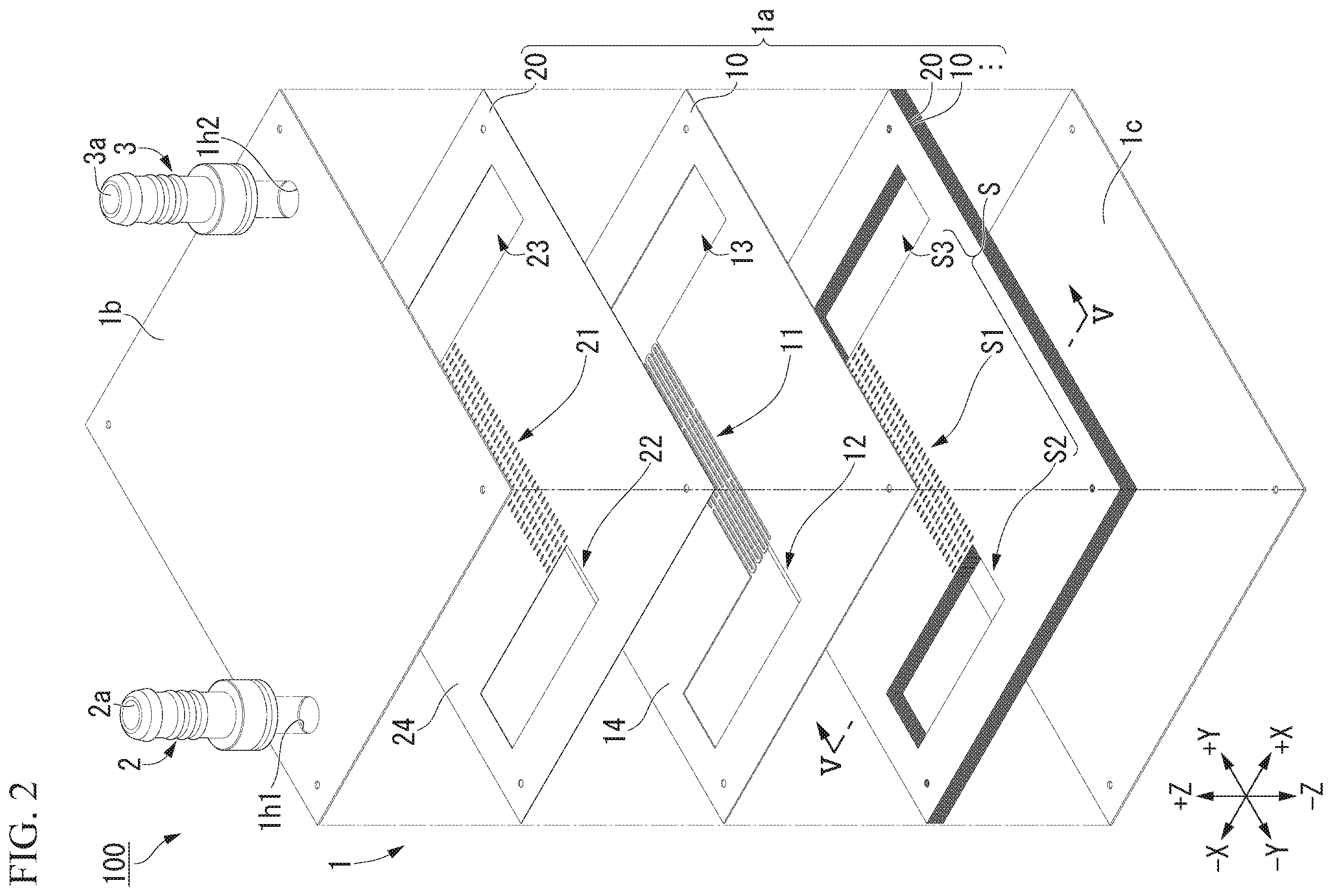 Patent US12460845 Figure 2 – Cold plate
