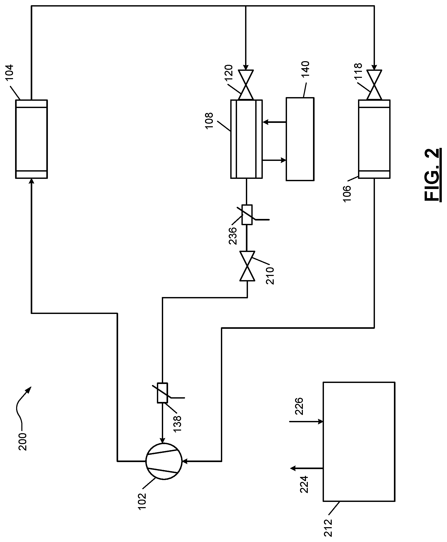 Patent US12460850 Figure 2 – Vapor injection refrigerant systems