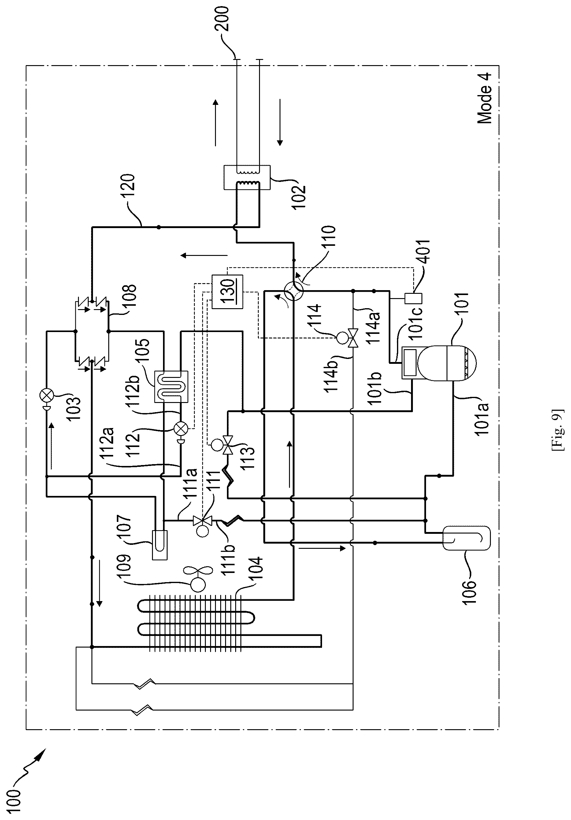 Patent US12460852 Figure 10 – Heat pump