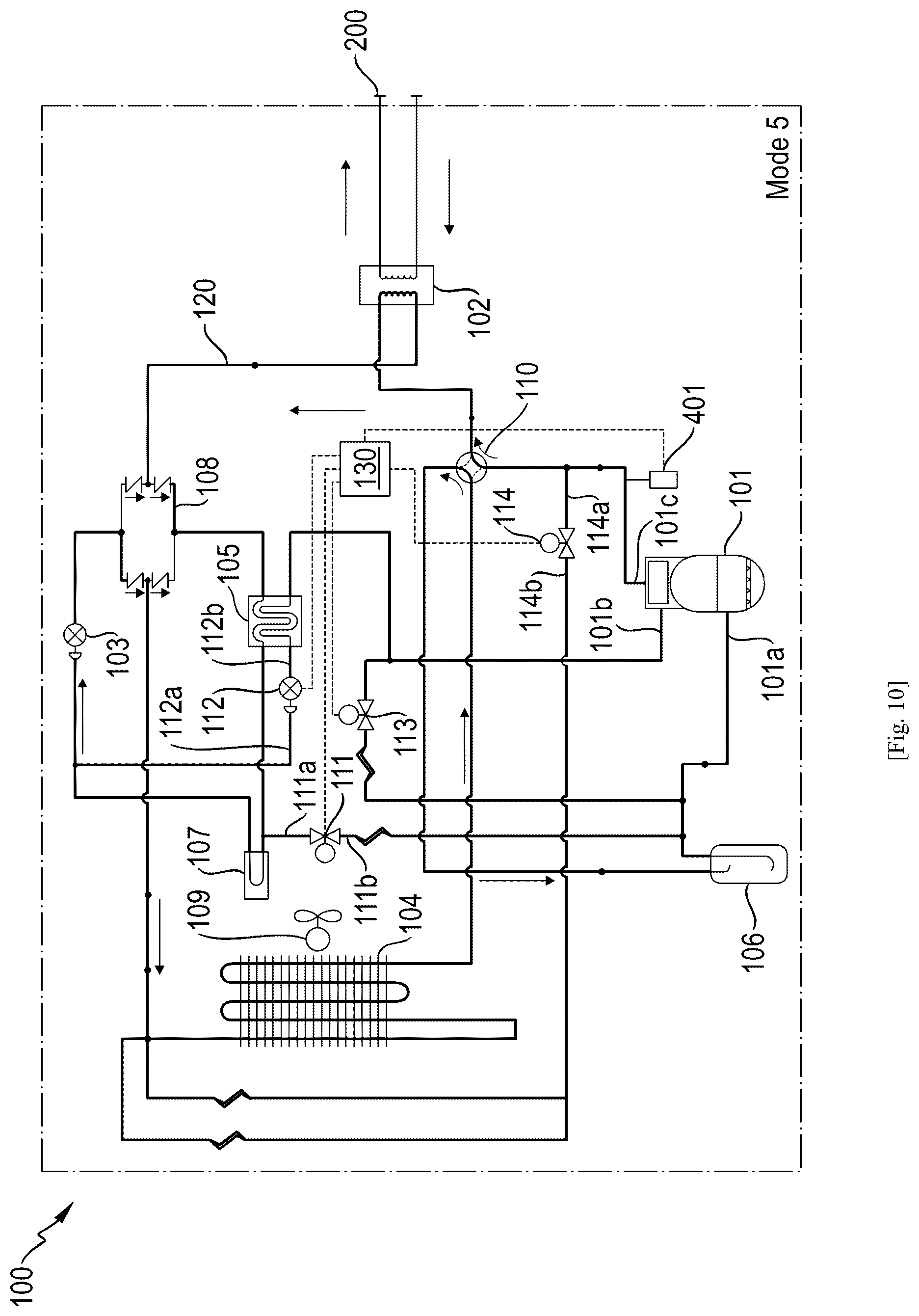 Patent US12460852 Figure 11 – Heat pump