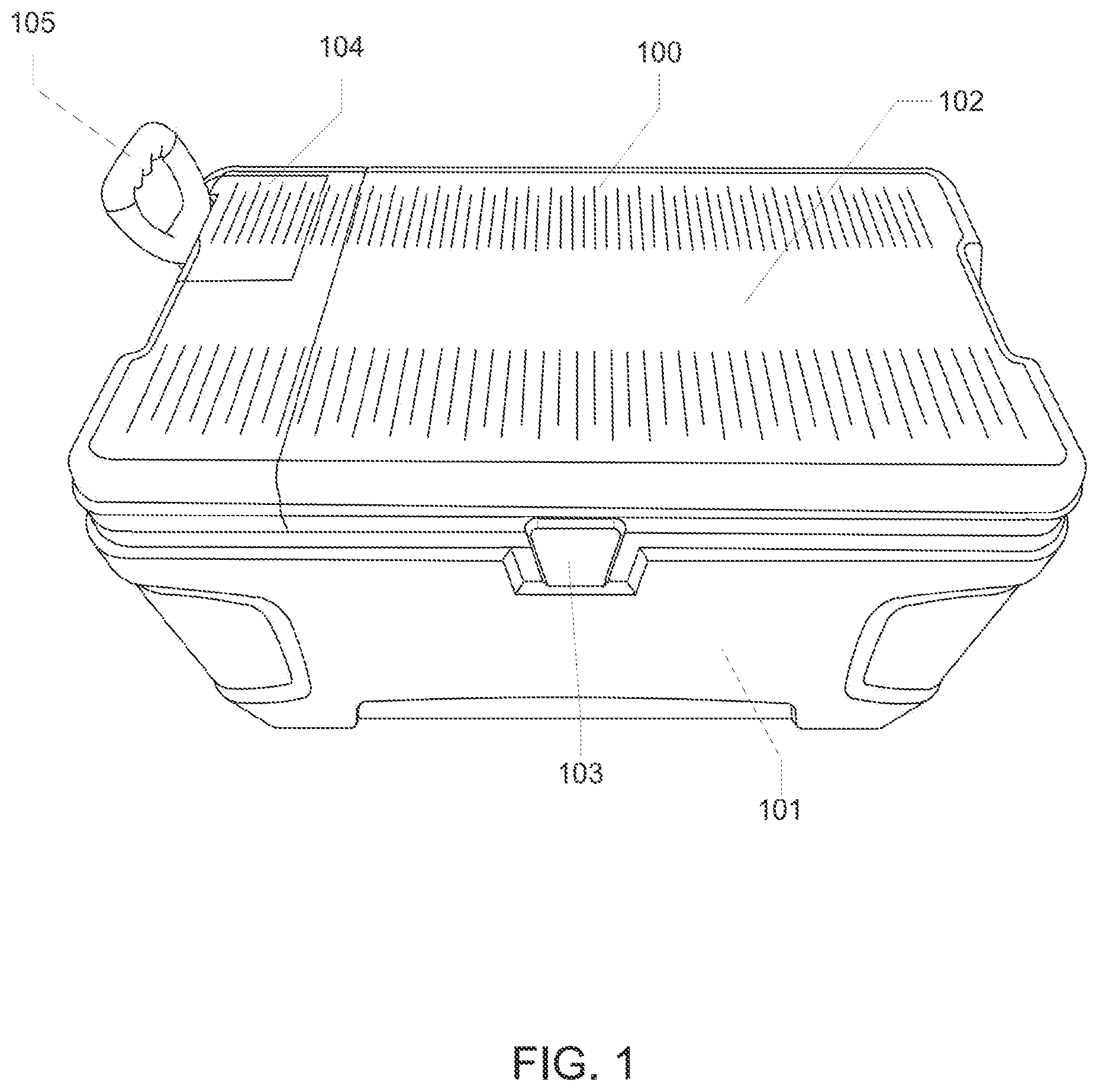 Patent US12460855 Figure 1 – Coolers with telescoping apparatus for access of separate contents