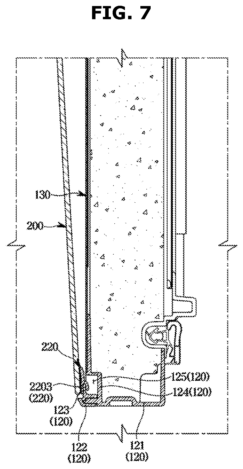 Patent US12460856 Figure 7 – Refrigerator