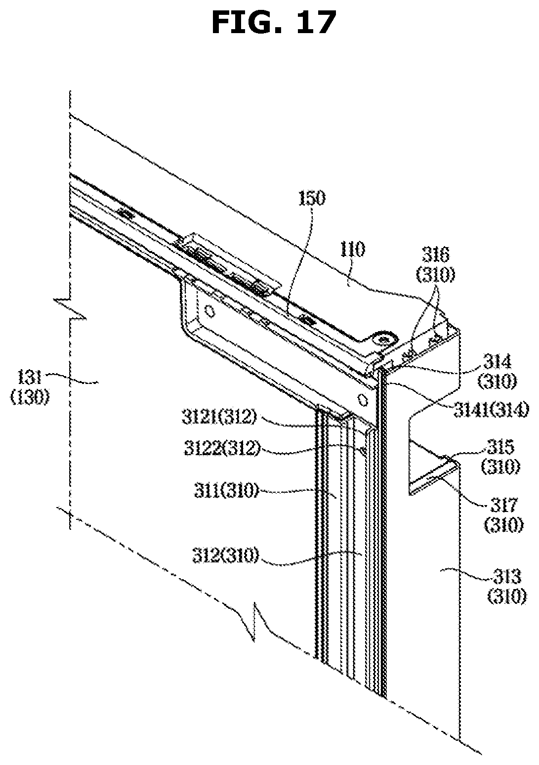 Patent US12460856 Figure 17 – Refrigerator