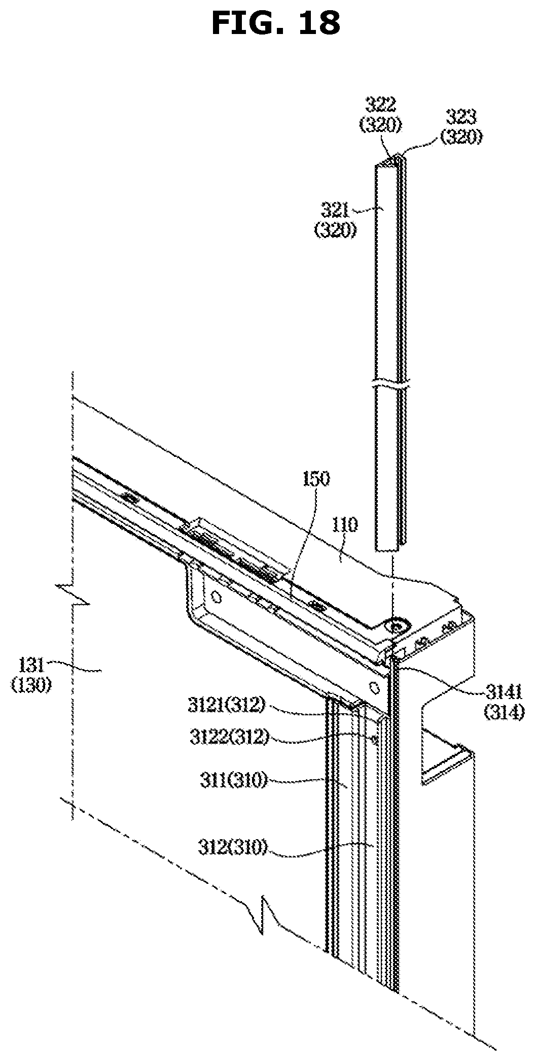 Patent US12460856 Figure 18 – Refrigerator