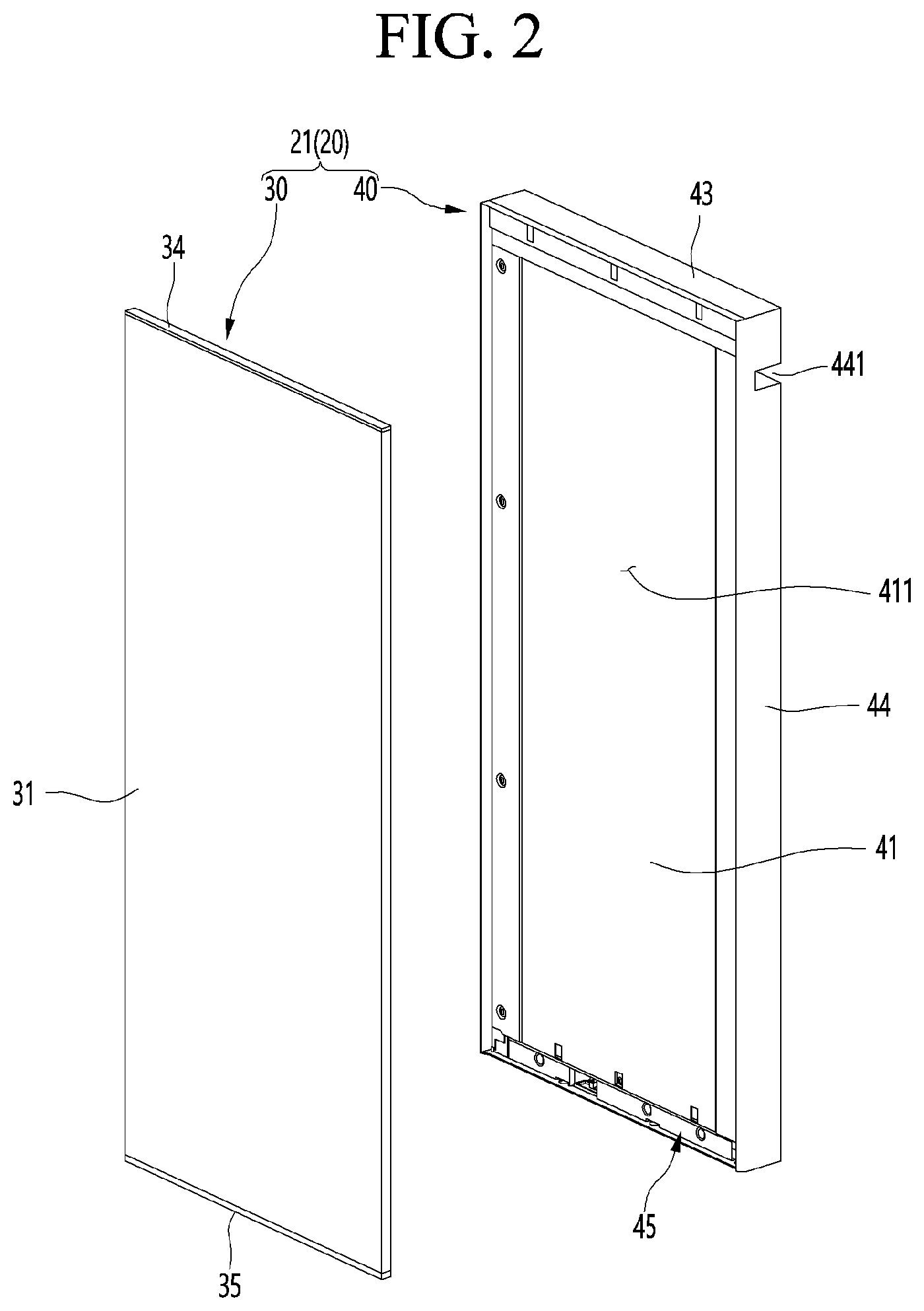 Patent US12460857 Figure 2 – Refrigerator
