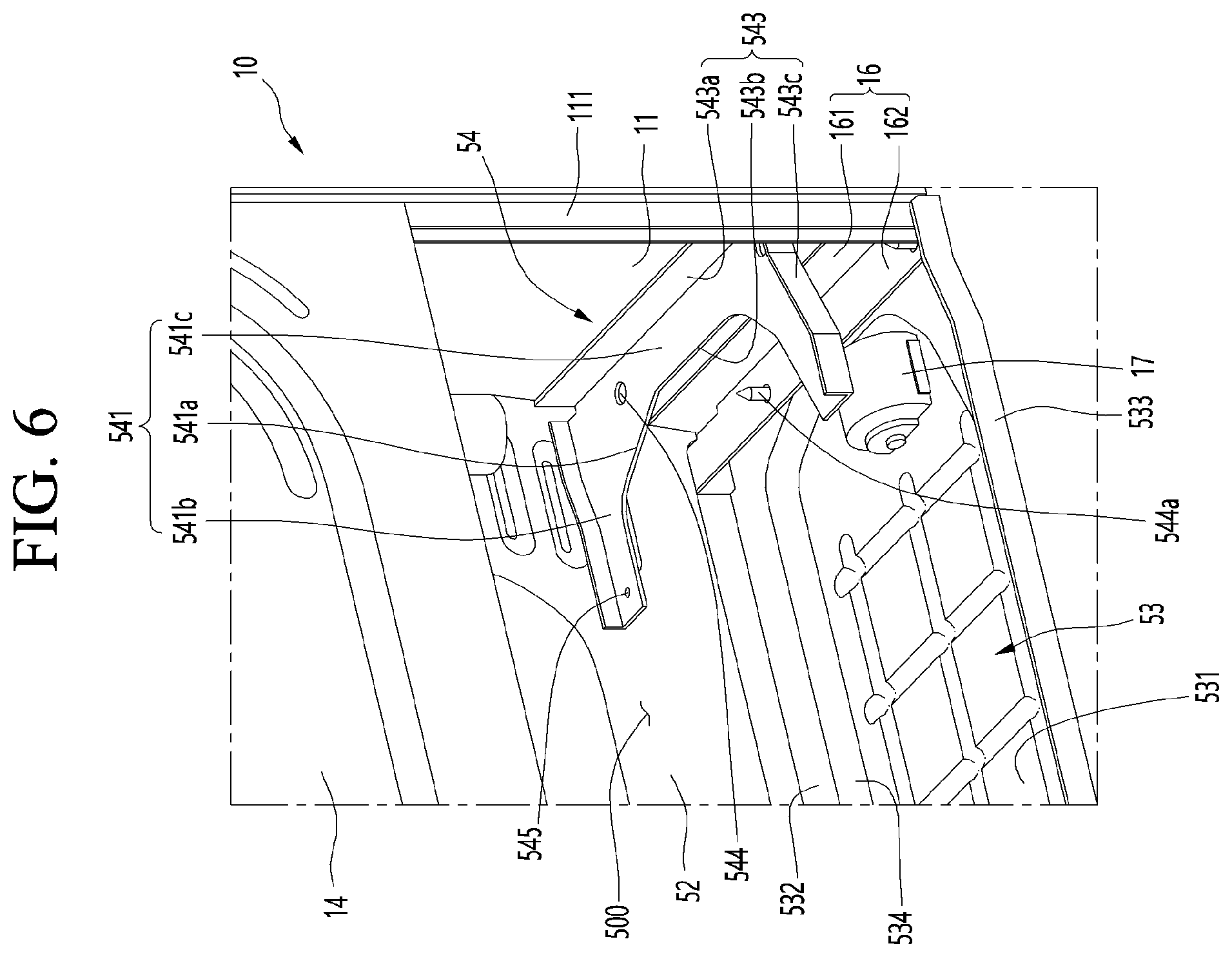 Patent US12460857 Figure 6 – Refrigerator