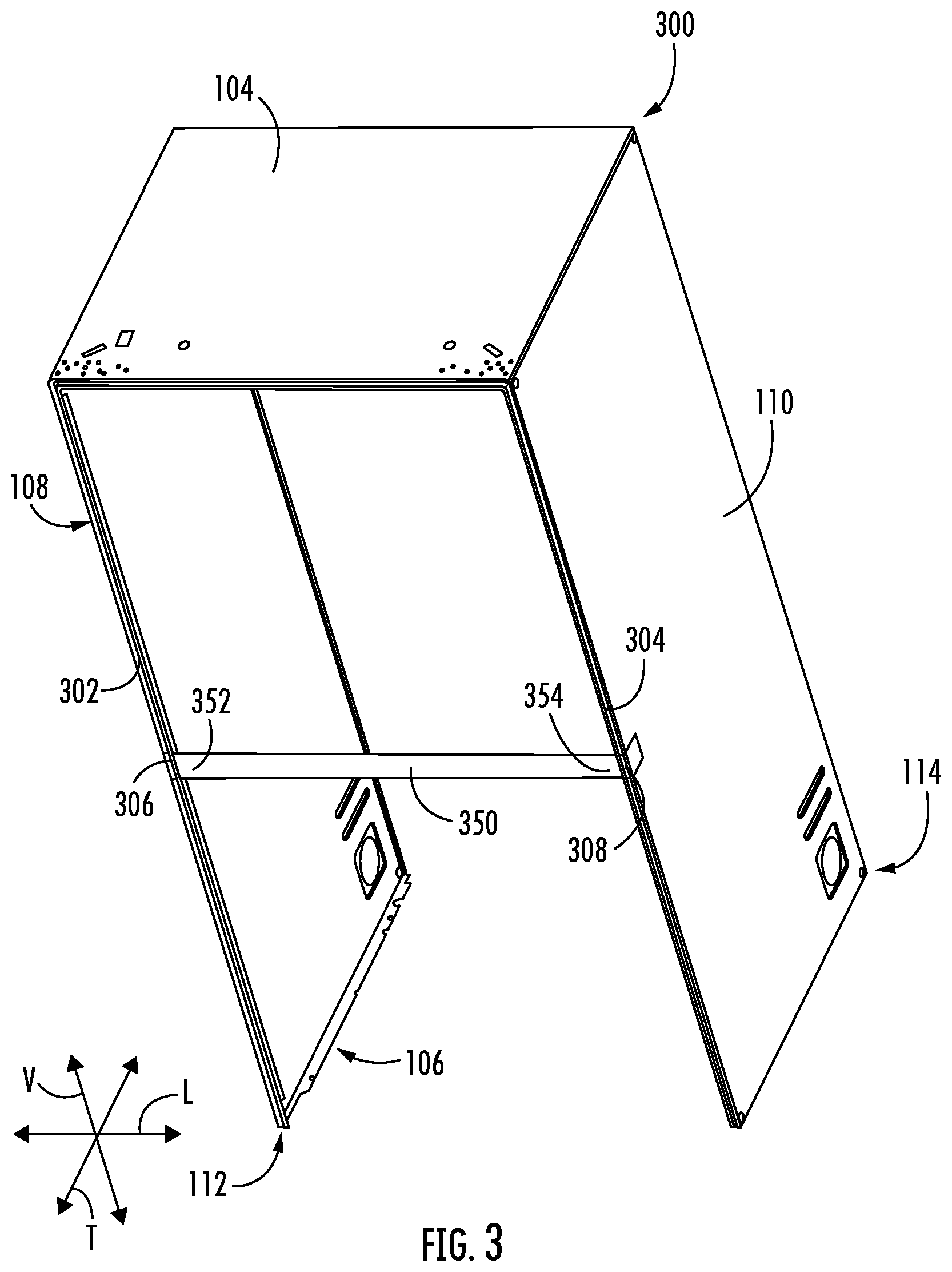 Patent US12460858 Figure 3 – Snap fit attachment feature for a mullion assembly of a refrigerator appliance