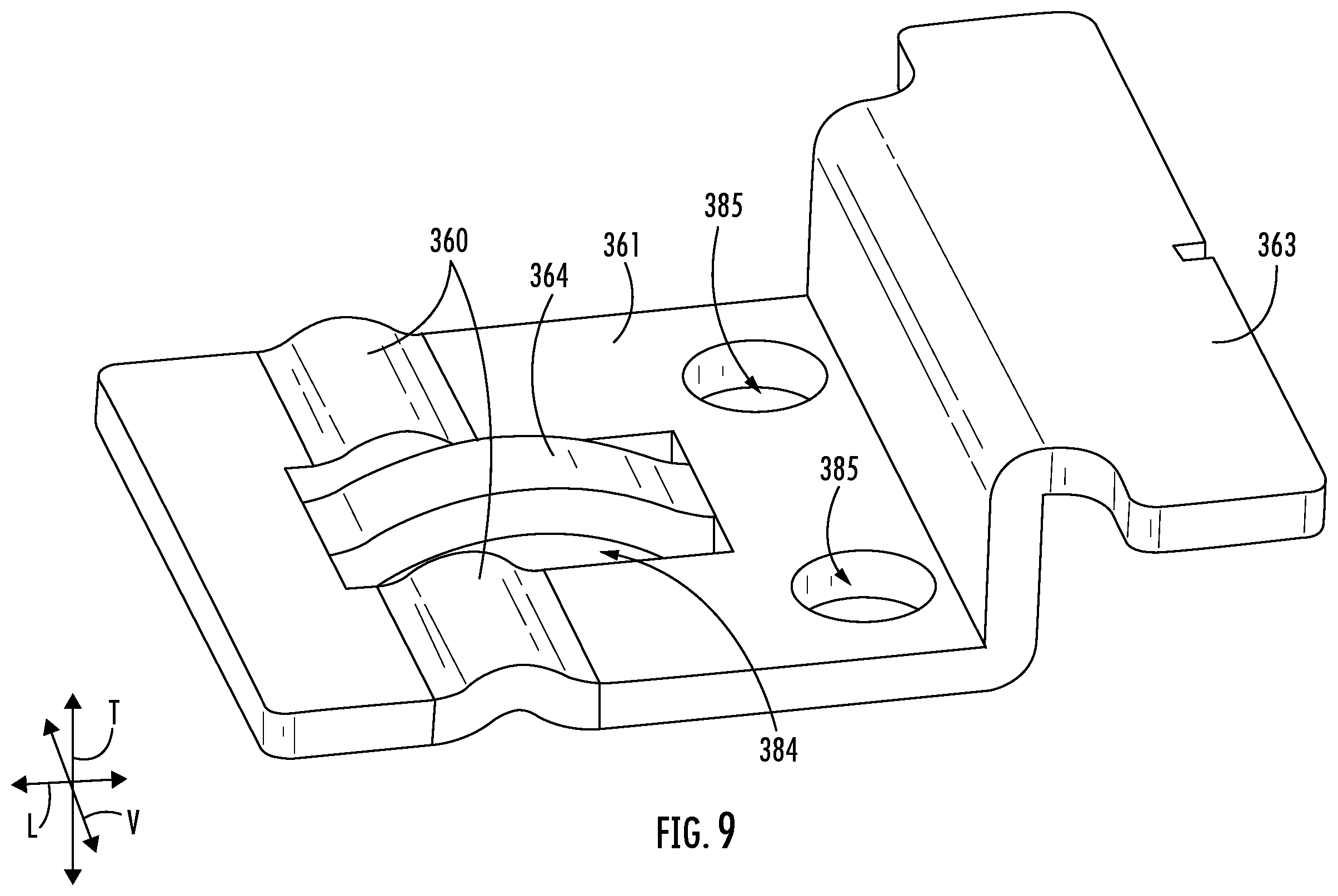 Patent US12460858 Figure 9 – Snap fit attachment feature for a mullion assembly of a refrigerator appliance