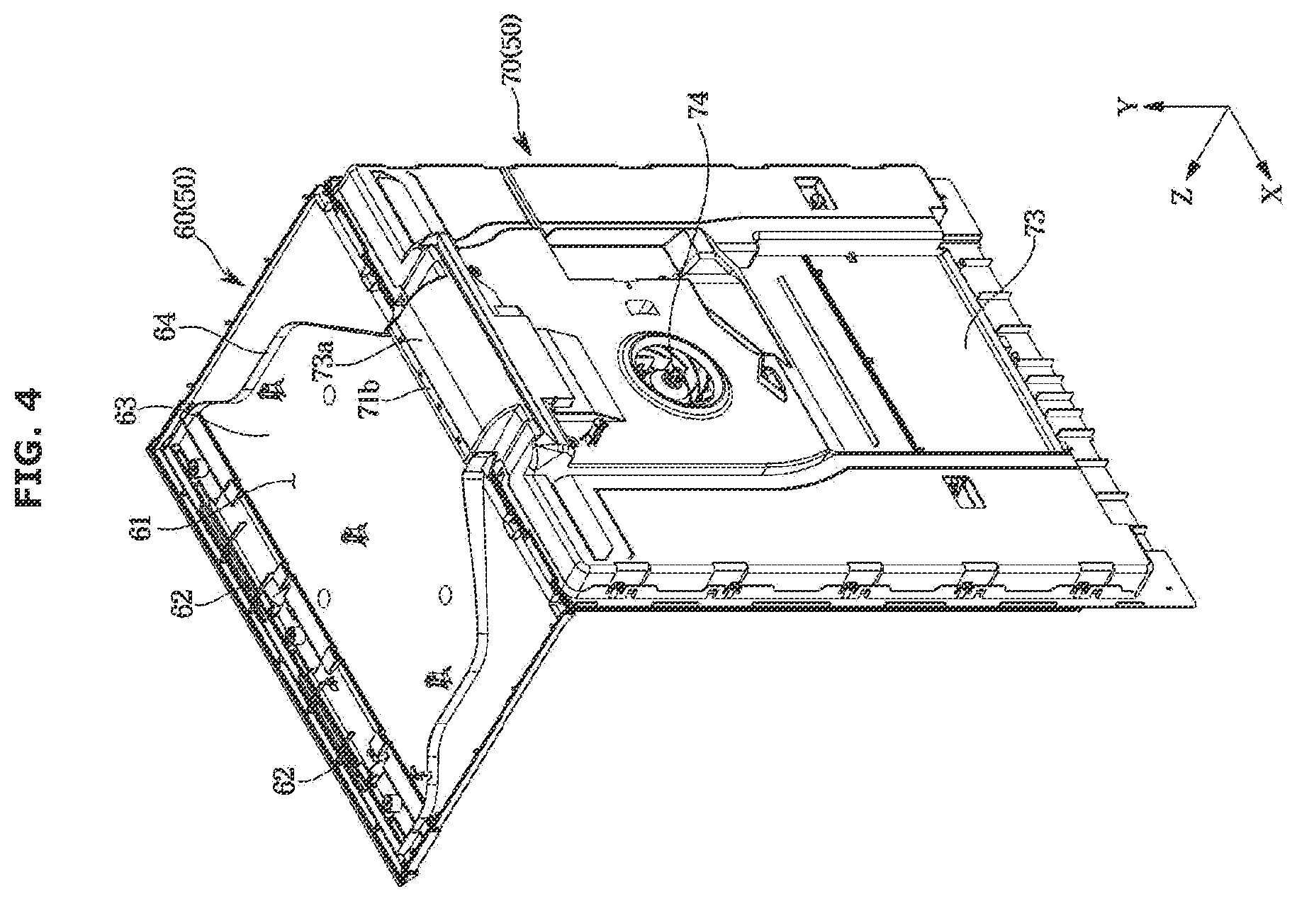 Patent US12460859 Figure 4 – Refrigerator
