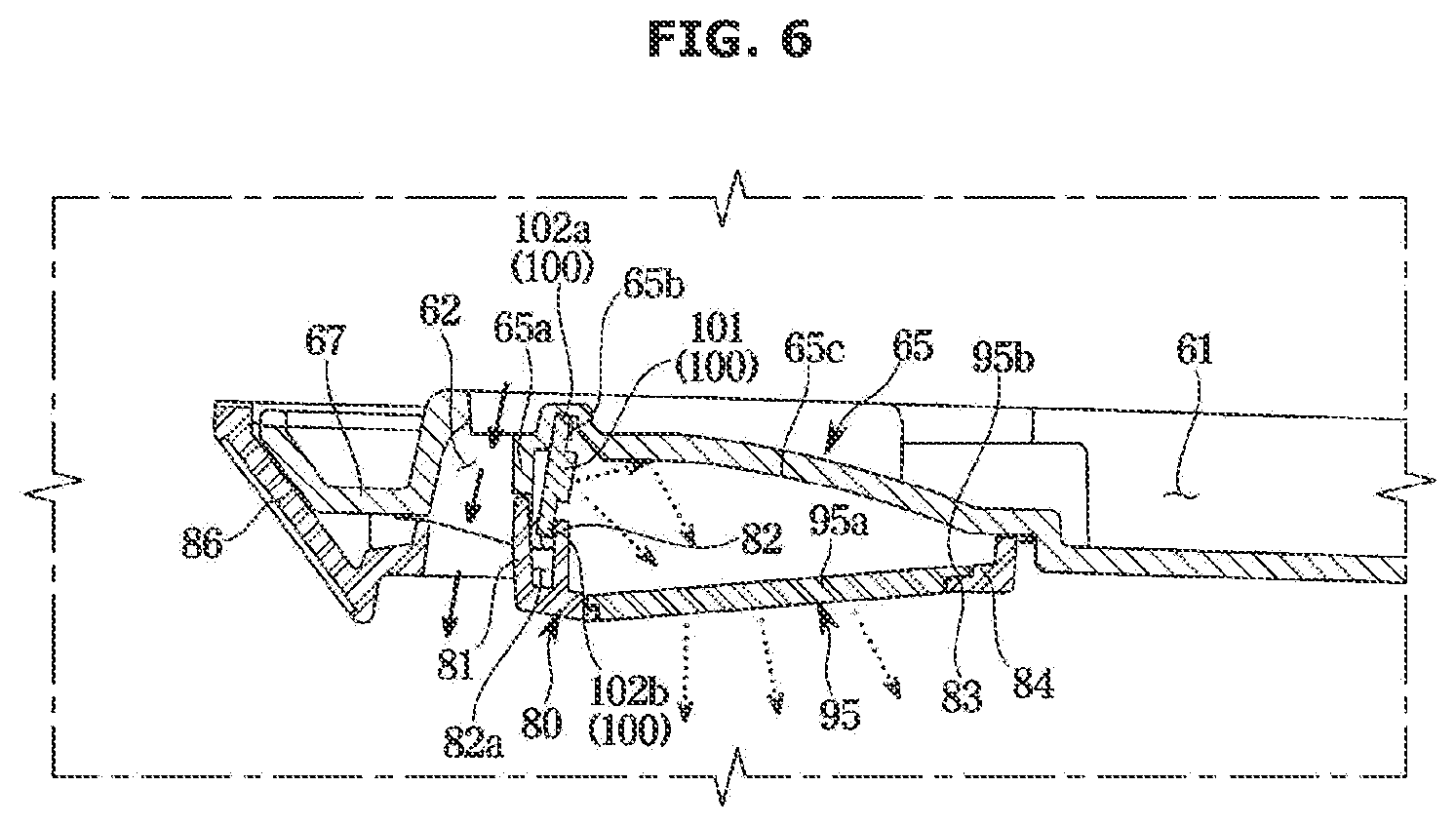 Patent US12460859 Figure 6 – Refrigerator