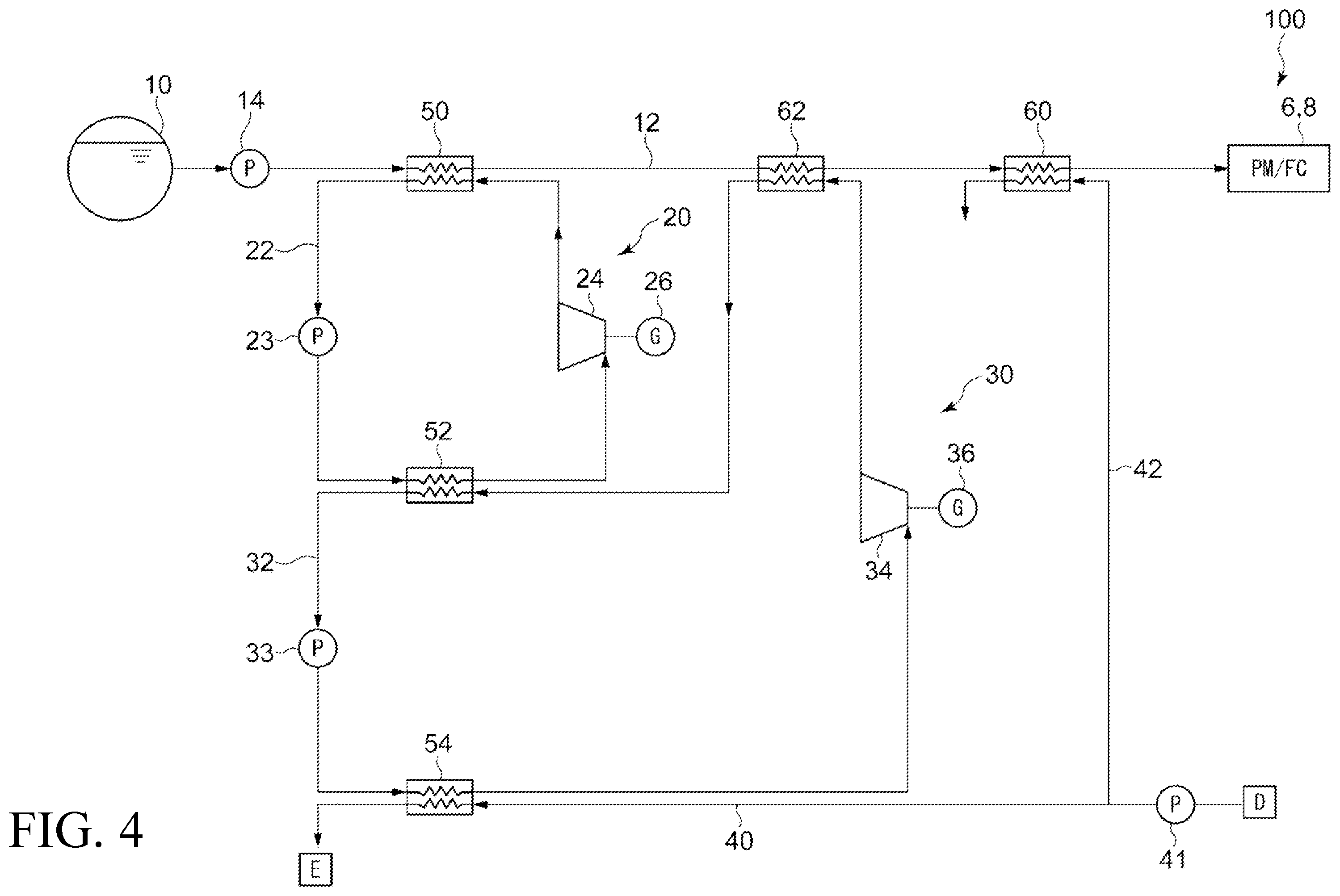 Patent US12460860 Figure 4 – Cold energy recovery facility and marine vessel