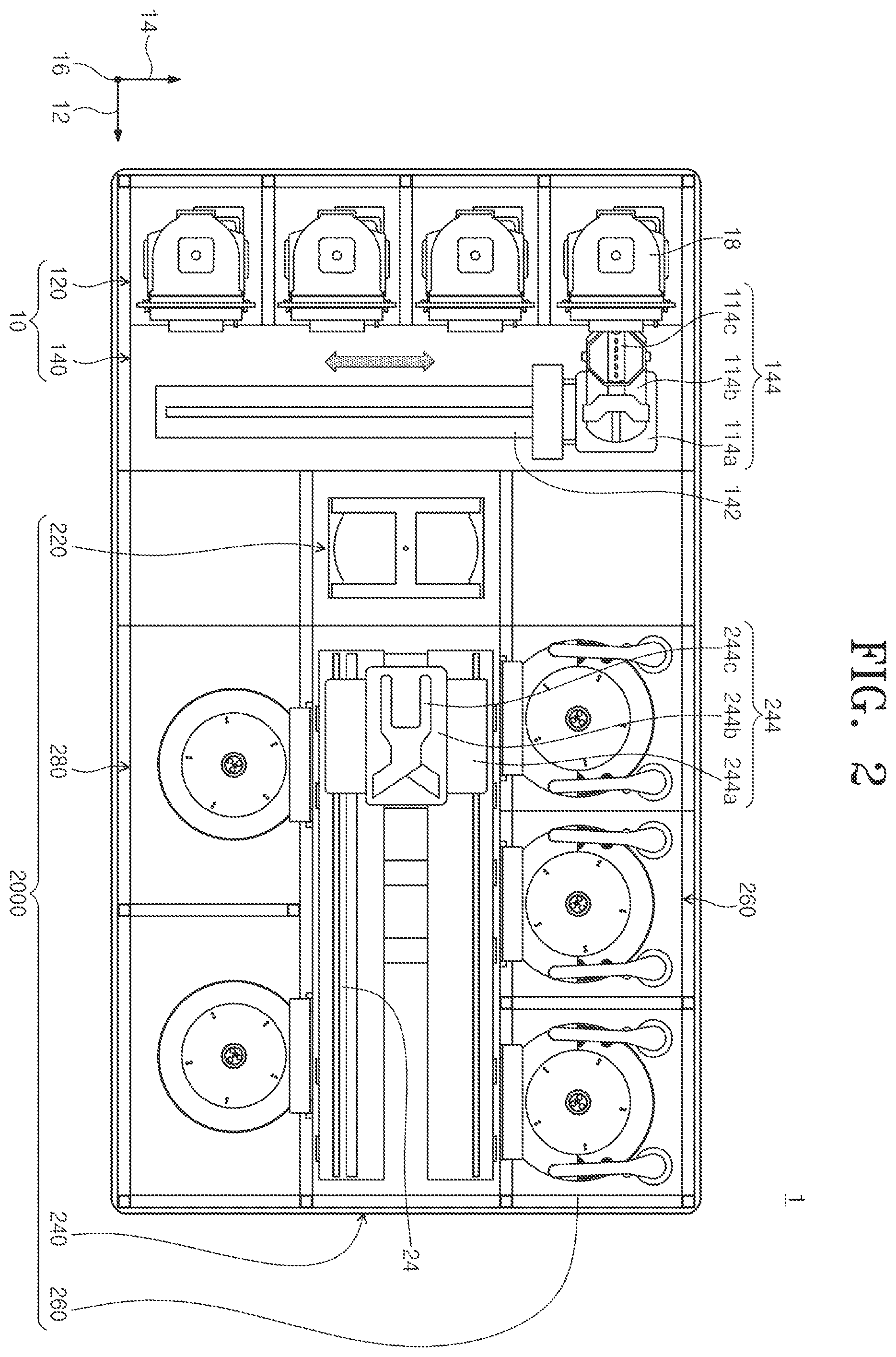 Patent US12460863 Figure 2 – Apparatus for treating a substrate