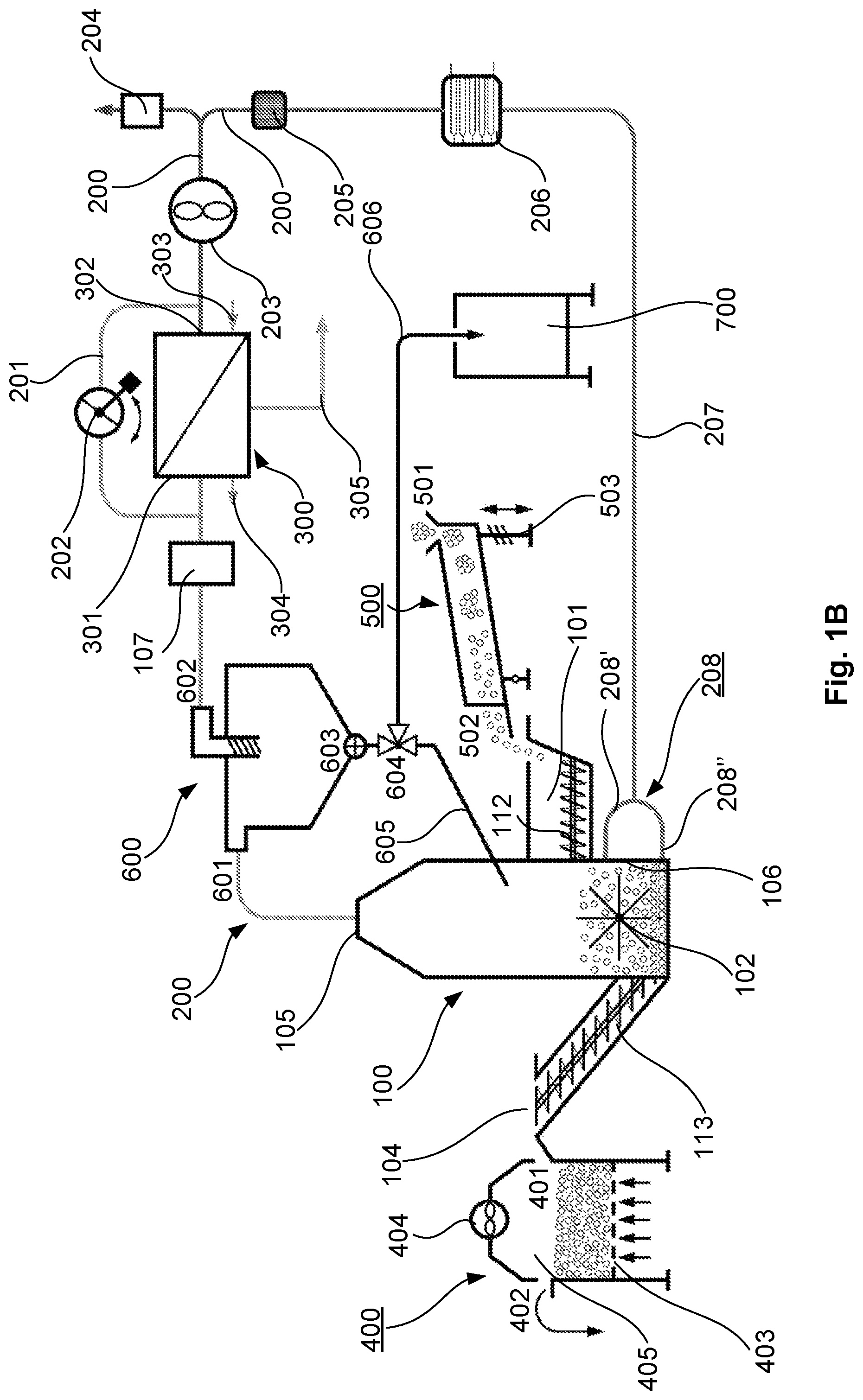 Patent US12460864 Figure 2 – Modular system and process of drying solids and liquid-solid mixtures