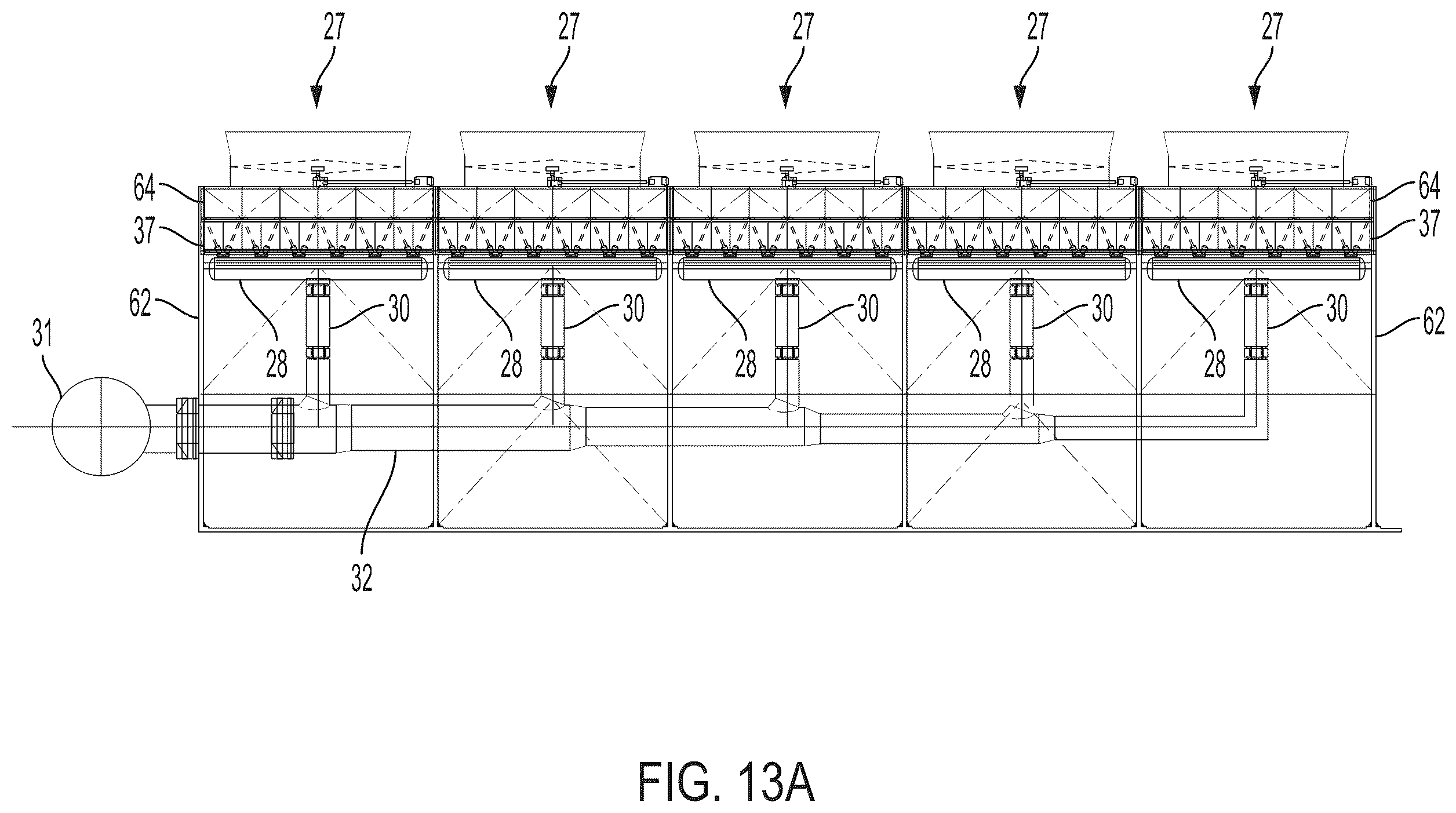 Patent US12460866 Figure 7 – Advanced large scale field-erected air cooled industrial steam condenser