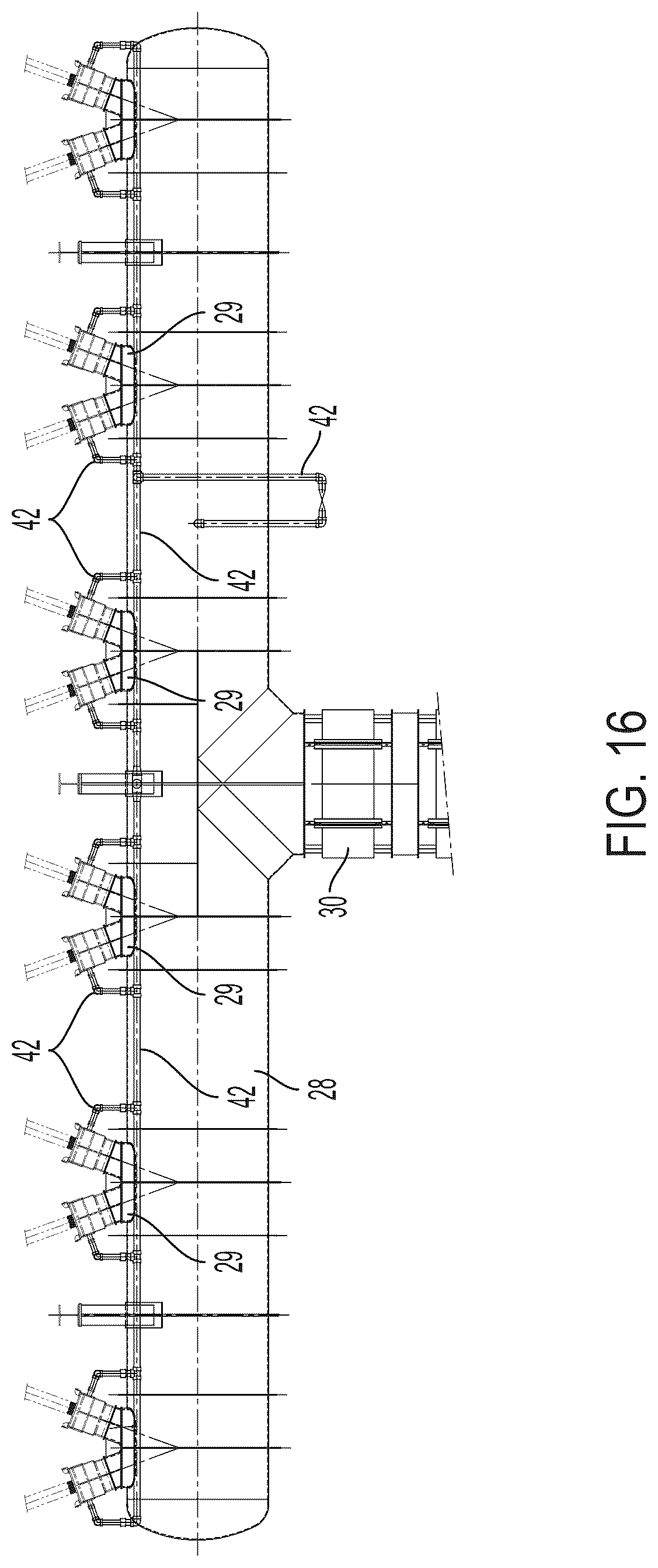 Patent US12460866 Figure 11 – Advanced large scale field-erected air cooled industrial steam condenser
