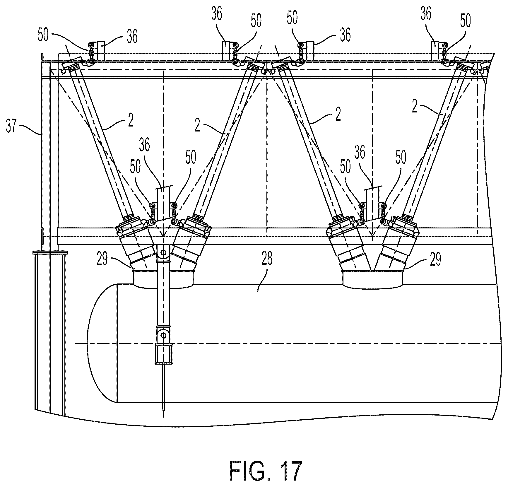 Patent US12460866 Figure 12 – Advanced large scale field-erected air cooled industrial steam condenser