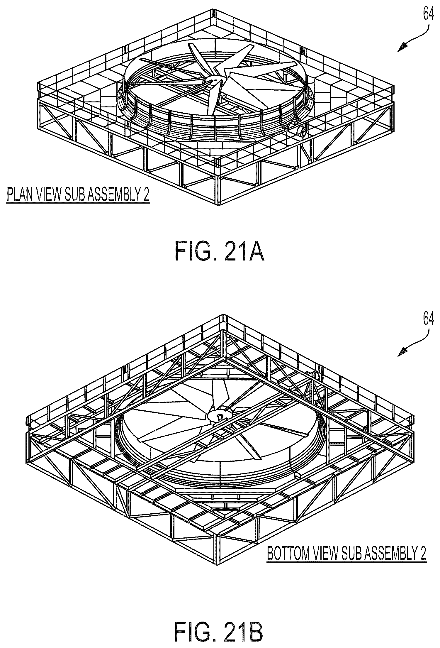 Patent US12460866 Figure 15 – Advanced large scale field-erected air cooled industrial steam condenser