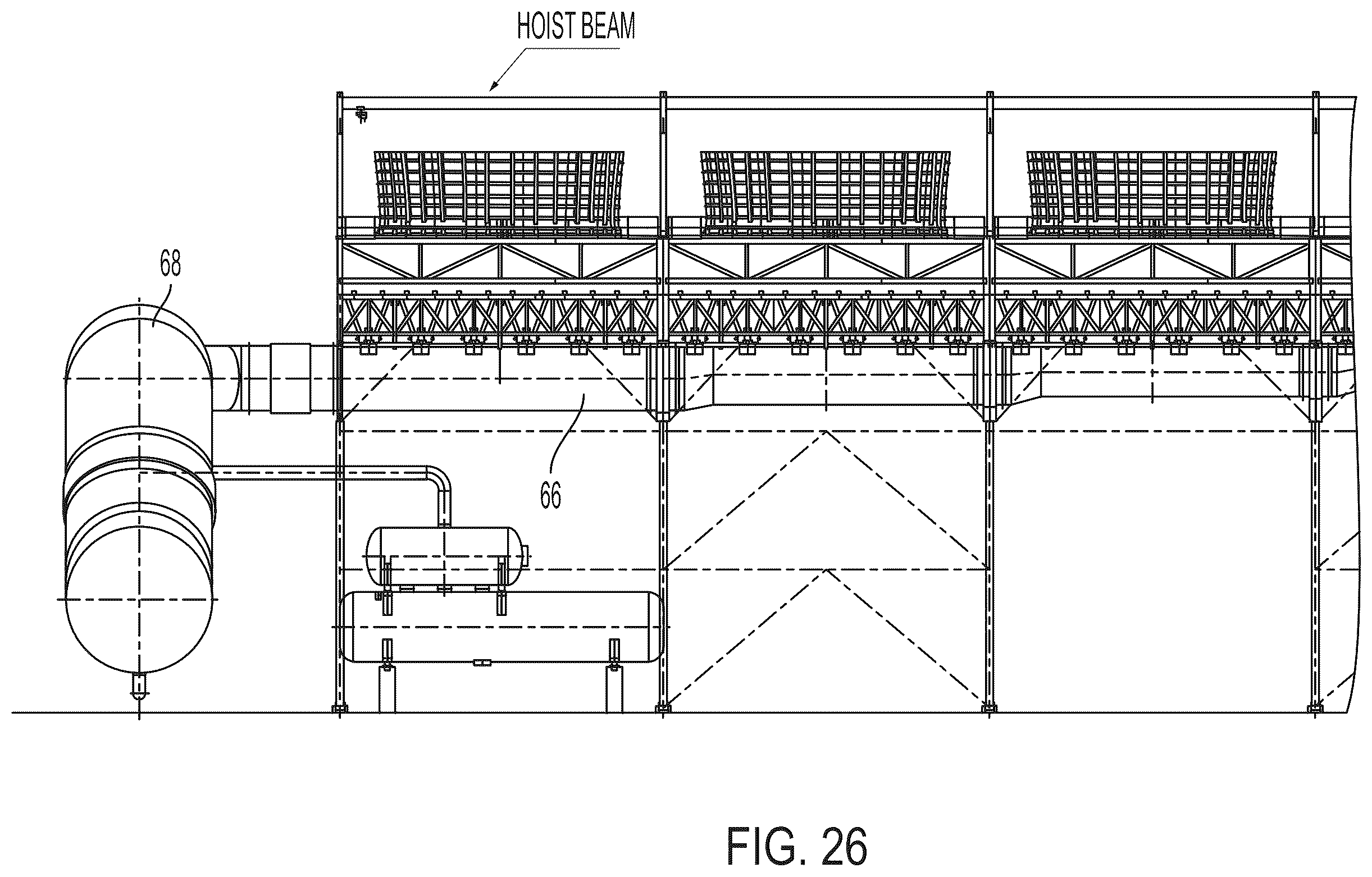 Patent US12460866 Figure 20 – Advanced large scale field-erected air cooled industrial steam condenser