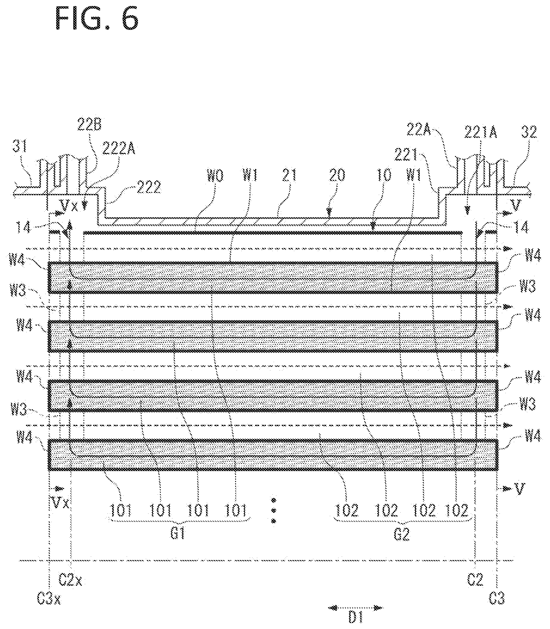 Patent US12460869 Figure 7 – Heat exchange core, heat exchanger, and method for manufacturing heat exchange core