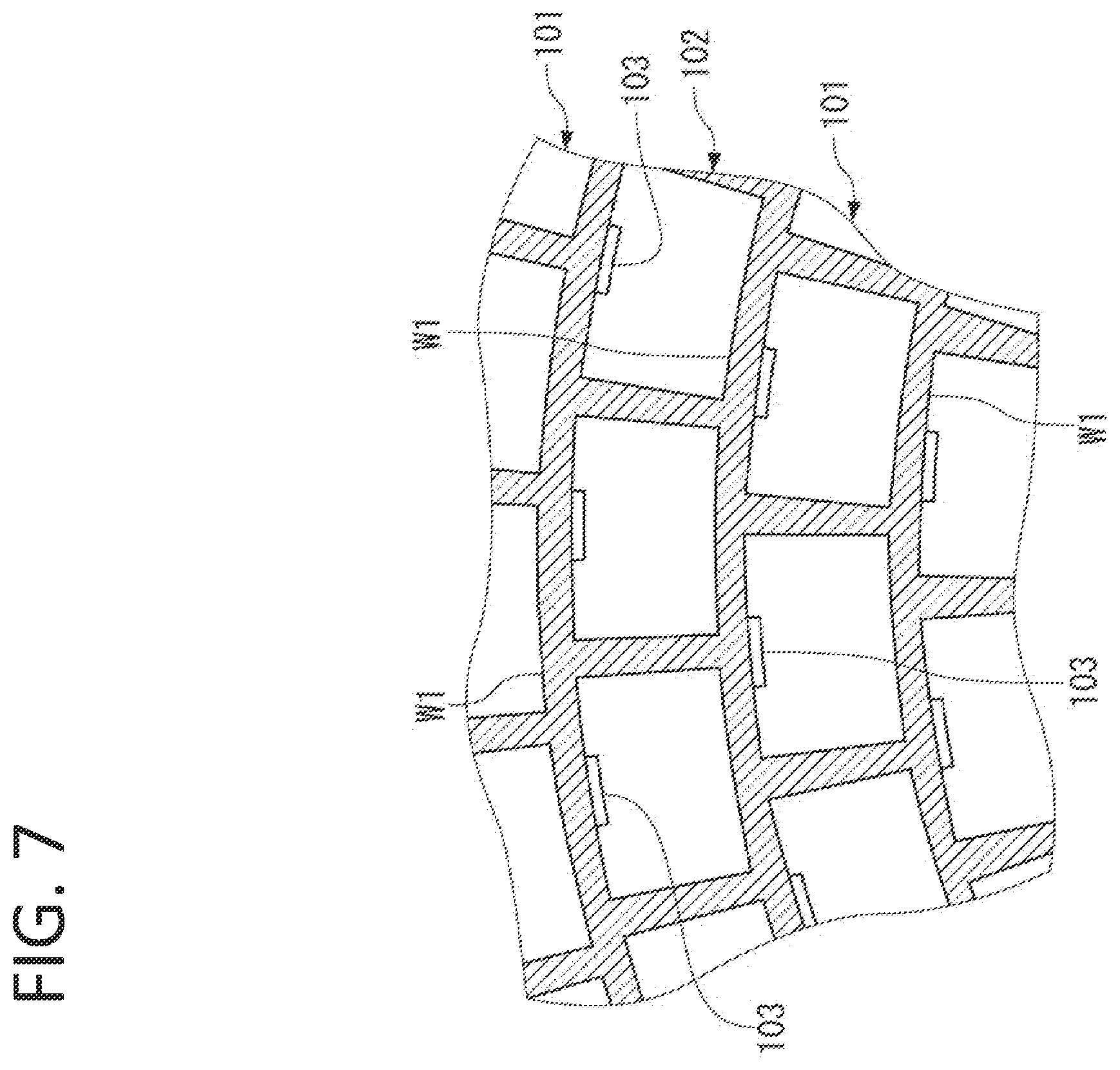 Patent US12460869 Figure 8 – Heat exchange core, heat exchanger, and method for manufacturing heat exchange core