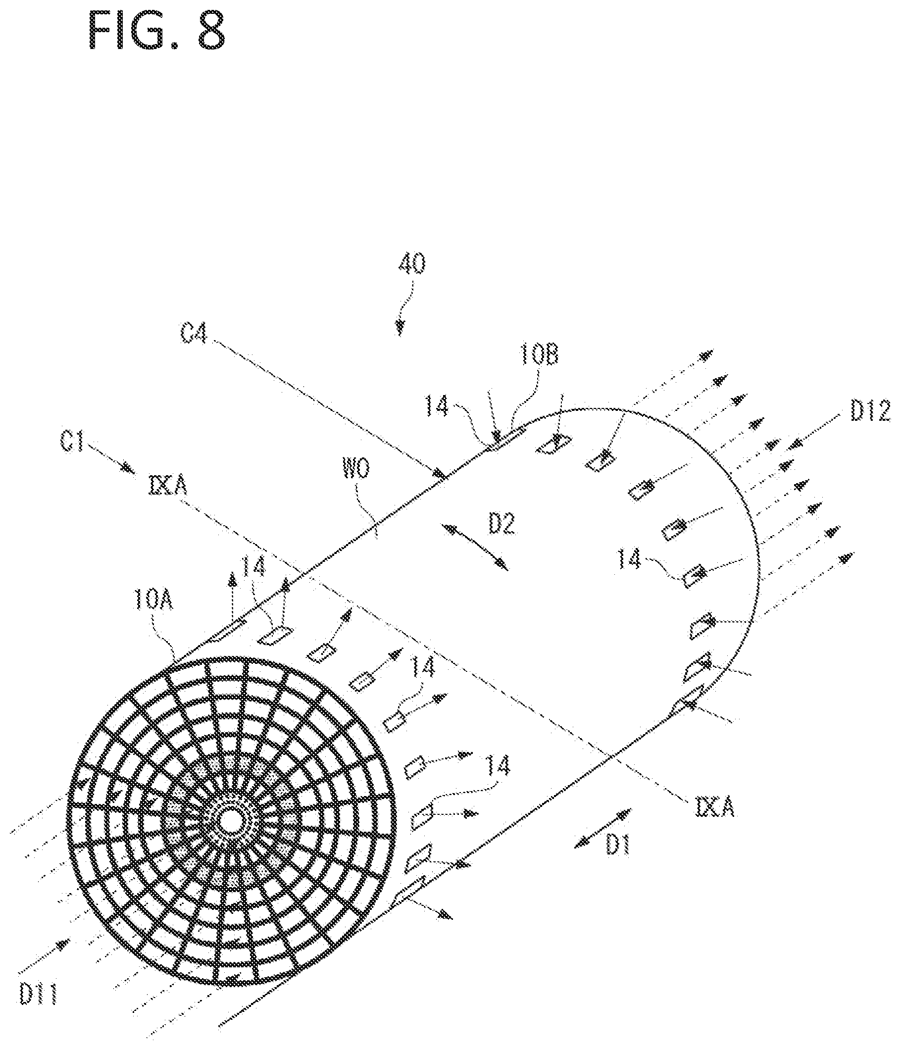 Patent US12460869 Figure 9 – Heat exchange core, heat exchanger, and method for manufacturing heat exchange core