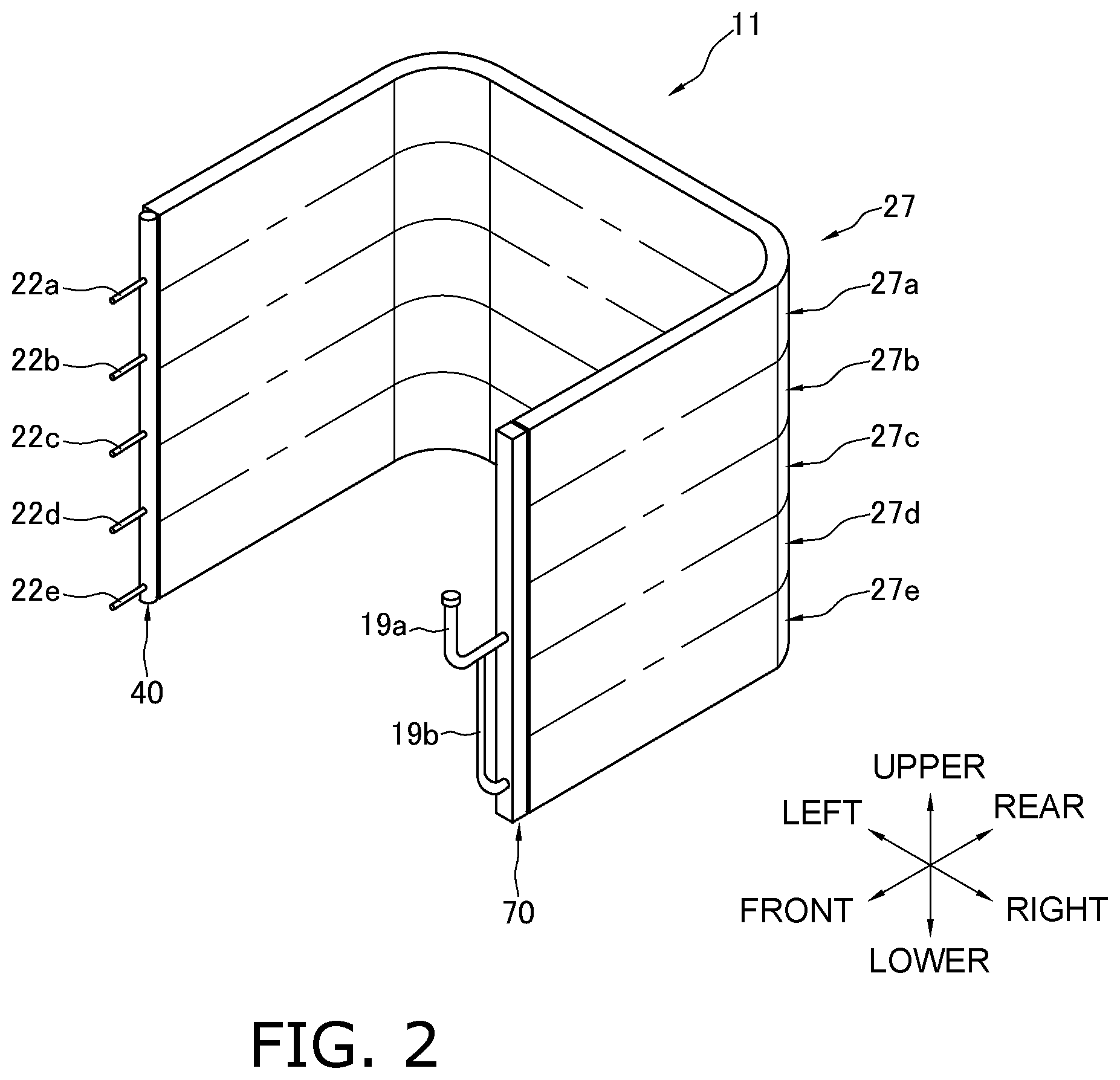 Patent US12460870 Figure 2 – Heat exchanger and heat pump apparatus