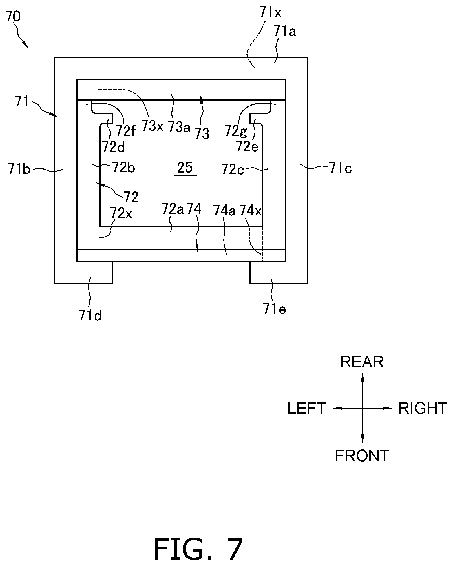 Patent US12460870 Figure 7 – Heat exchanger and heat pump apparatus