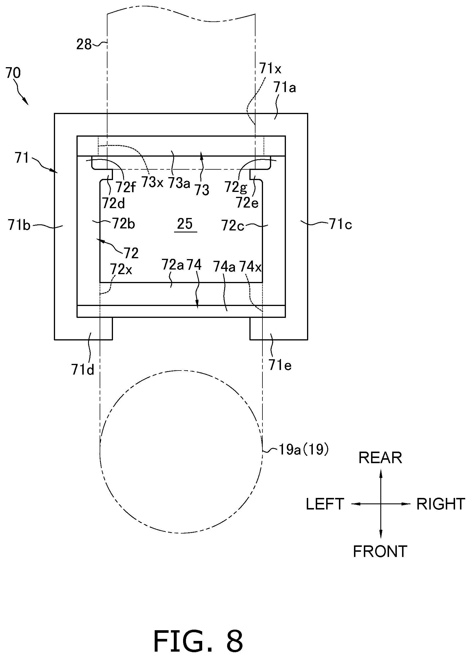 Patent US12460870 Figure 8 – Heat exchanger and heat pump apparatus