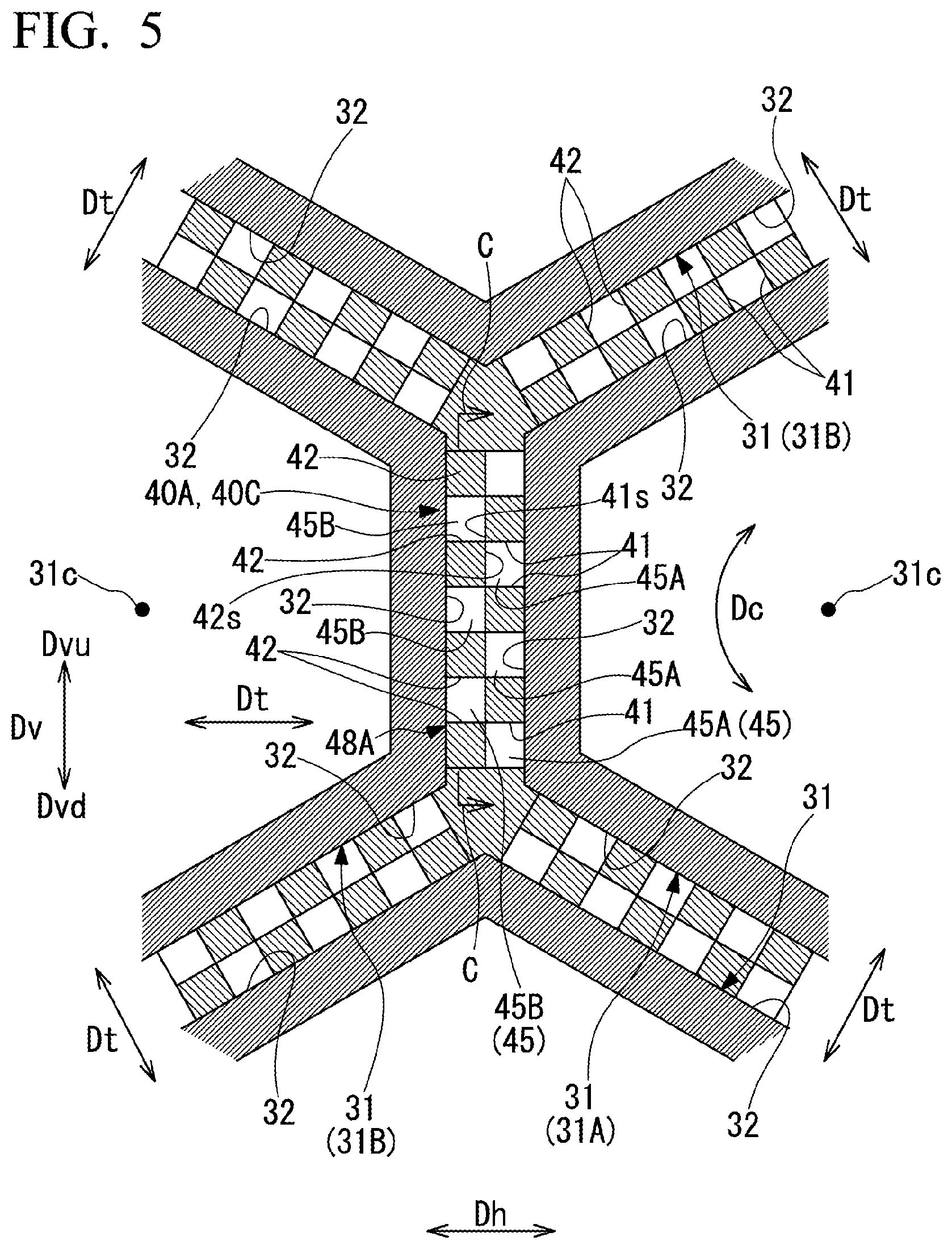 Patent US12460871 Figure 5 – Heat exchanger