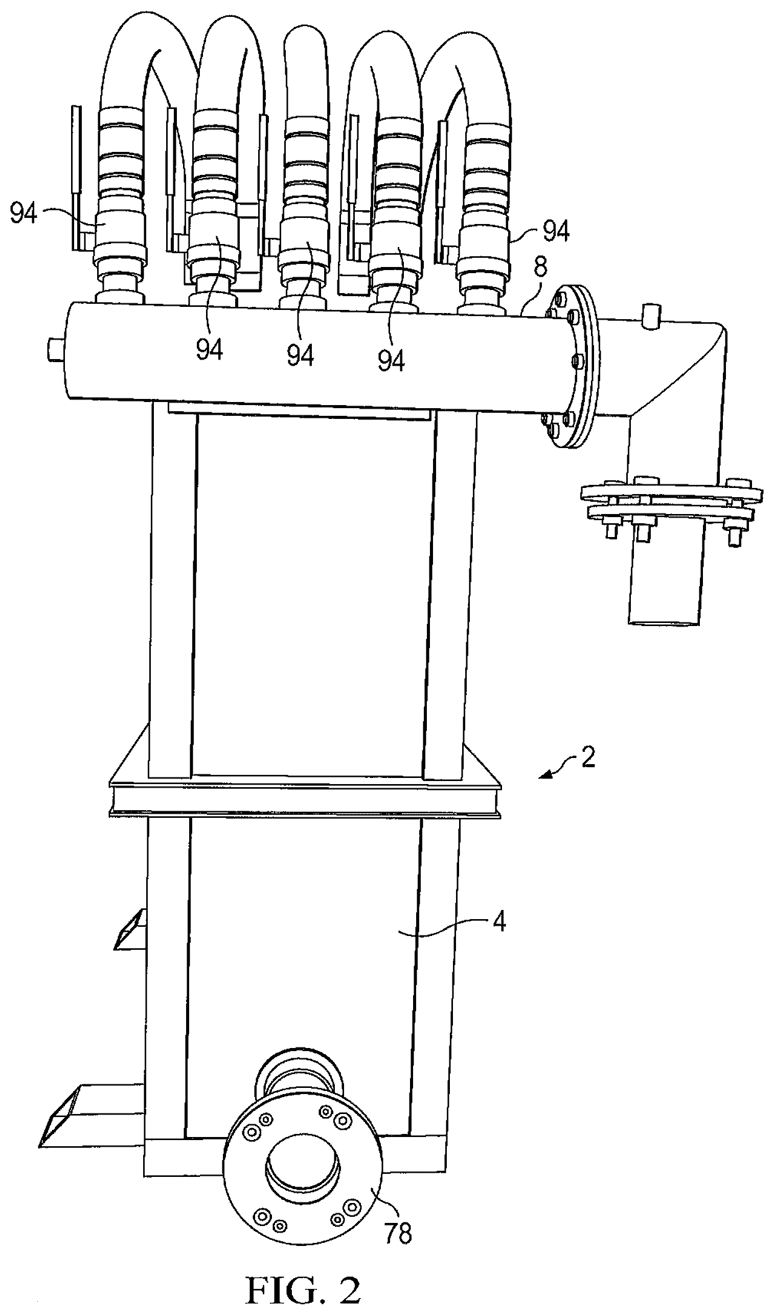 Patent US12460873 Figure 2 – Heat exchanger, plate element therefor, and method of construction