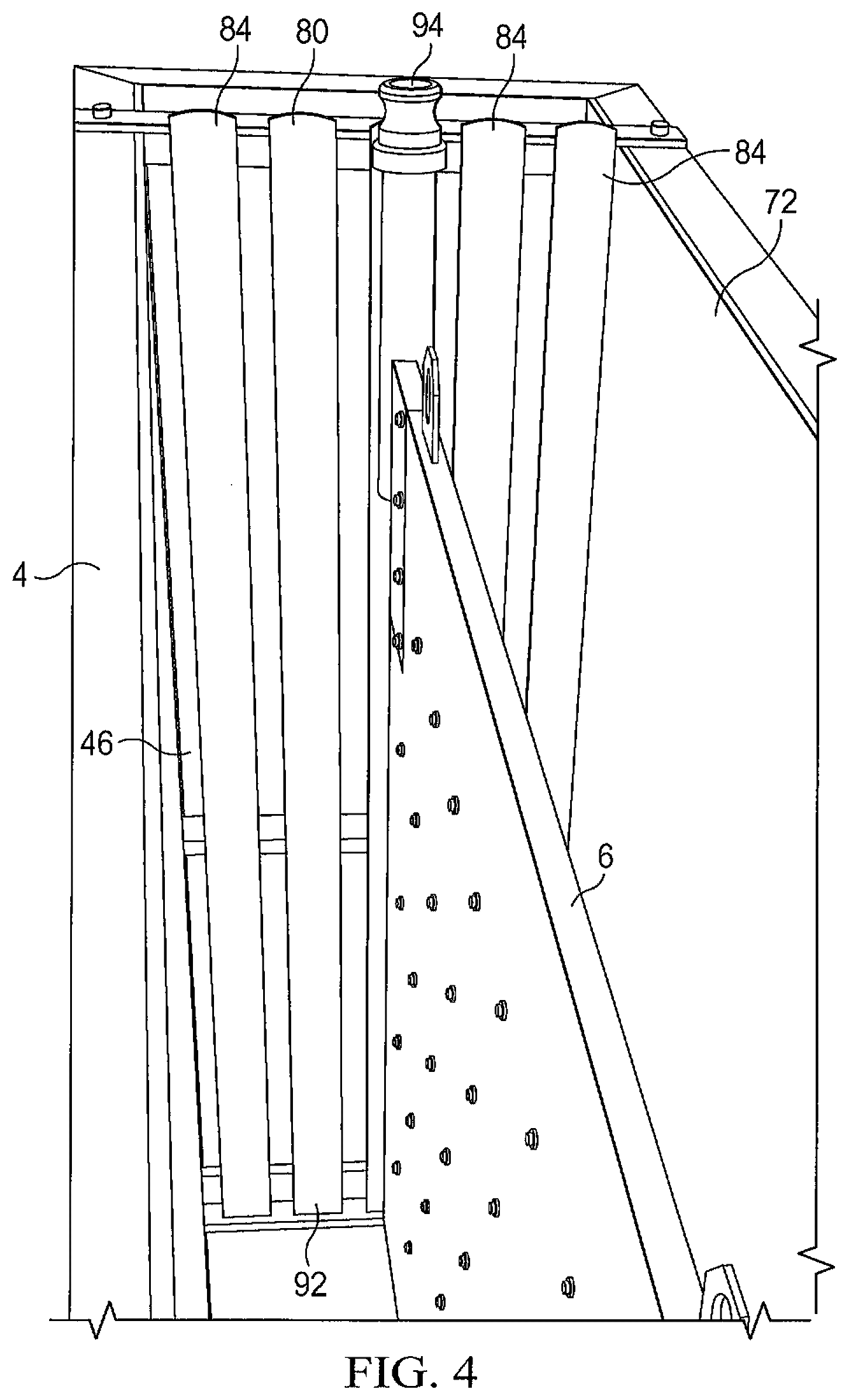Patent US12460873 Figure 4 – Heat exchanger, plate element therefor, and method of construction