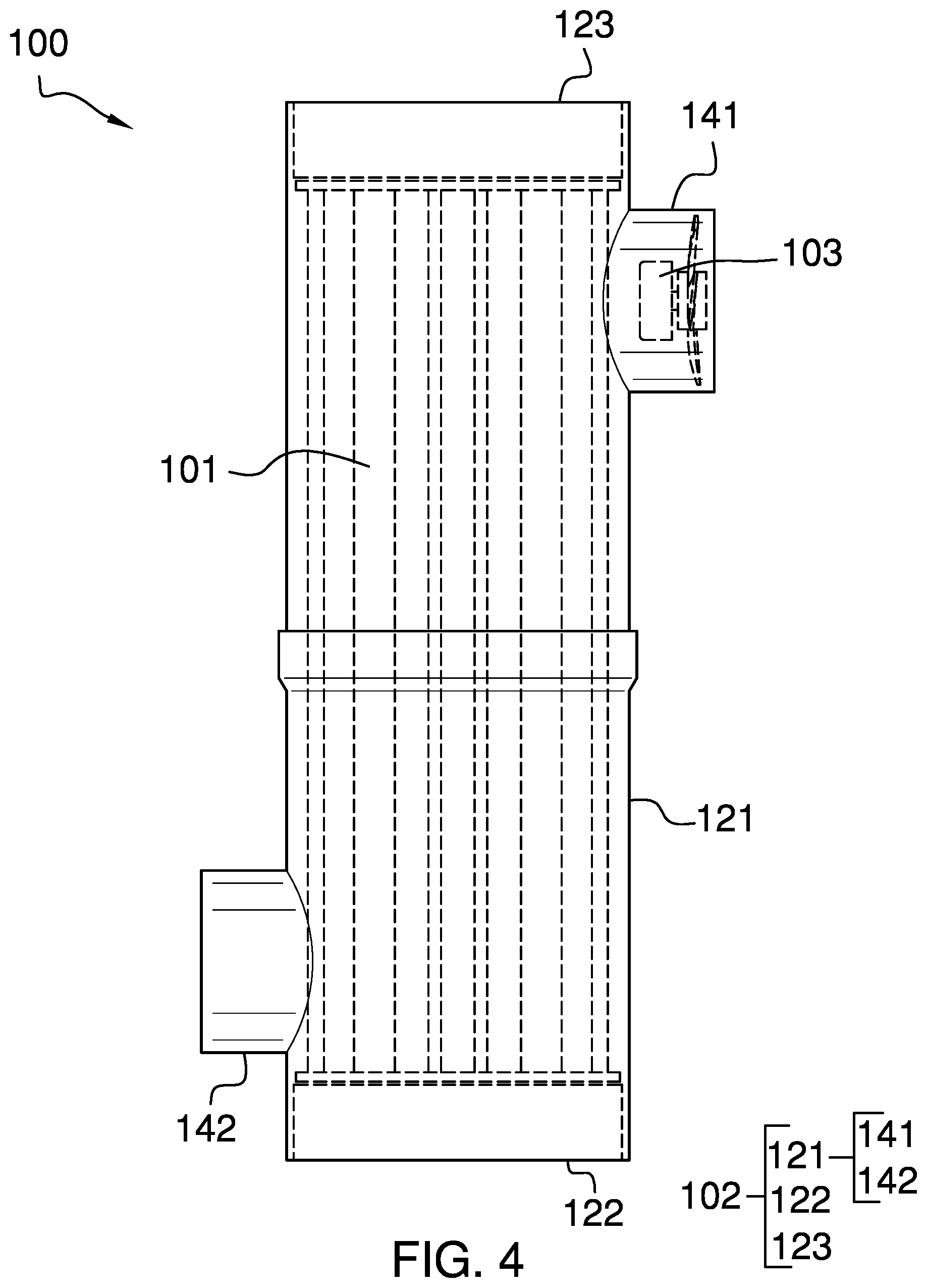 Patent US12460875 Figure 4 – Heat recovery system