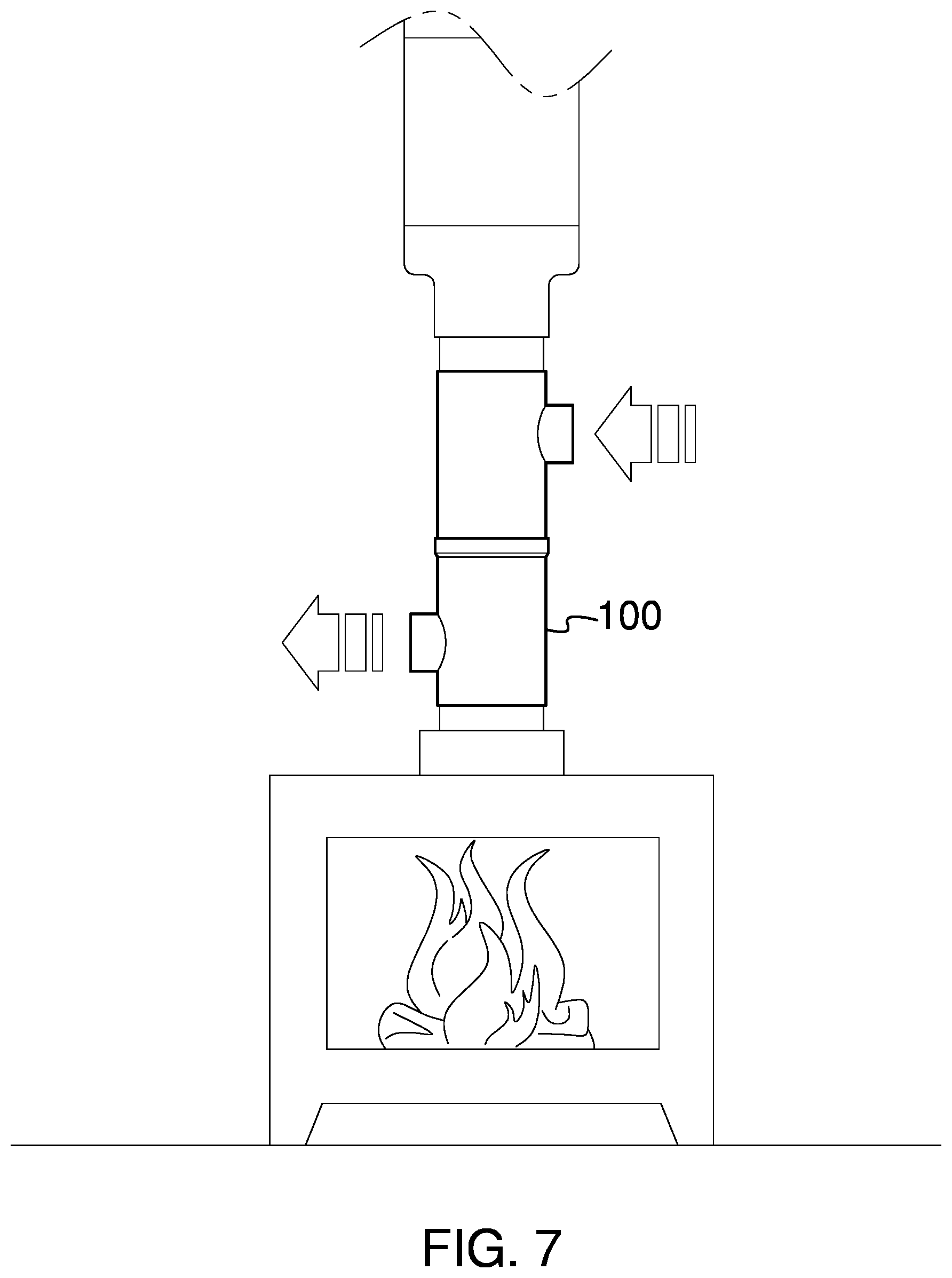 Patent US12460875 Figure 7 – Heat recovery system