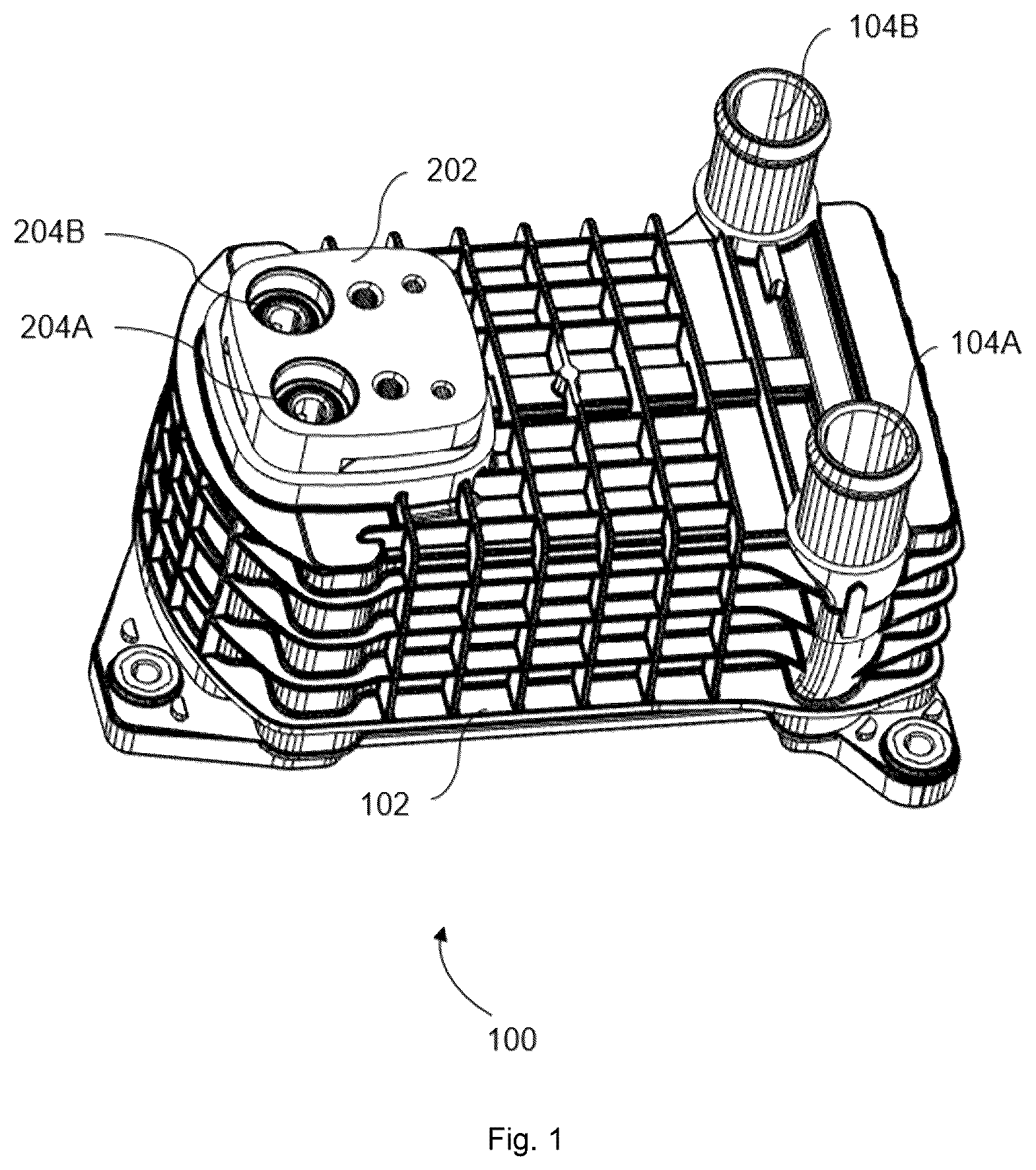 Patent US12460879 — Heat exchanger — Figure 1