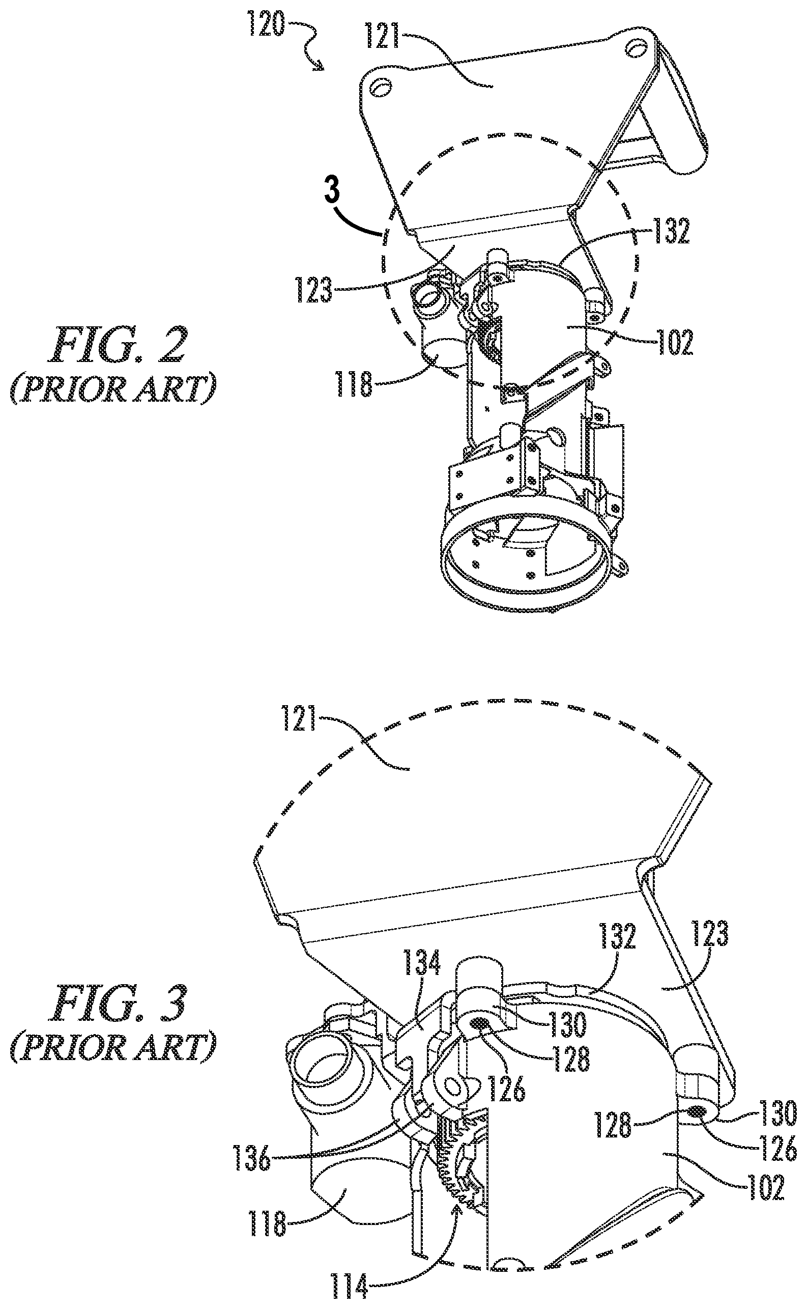 Patent US12460884 Figure 2 – Spade grip attachment assembly for a minigun