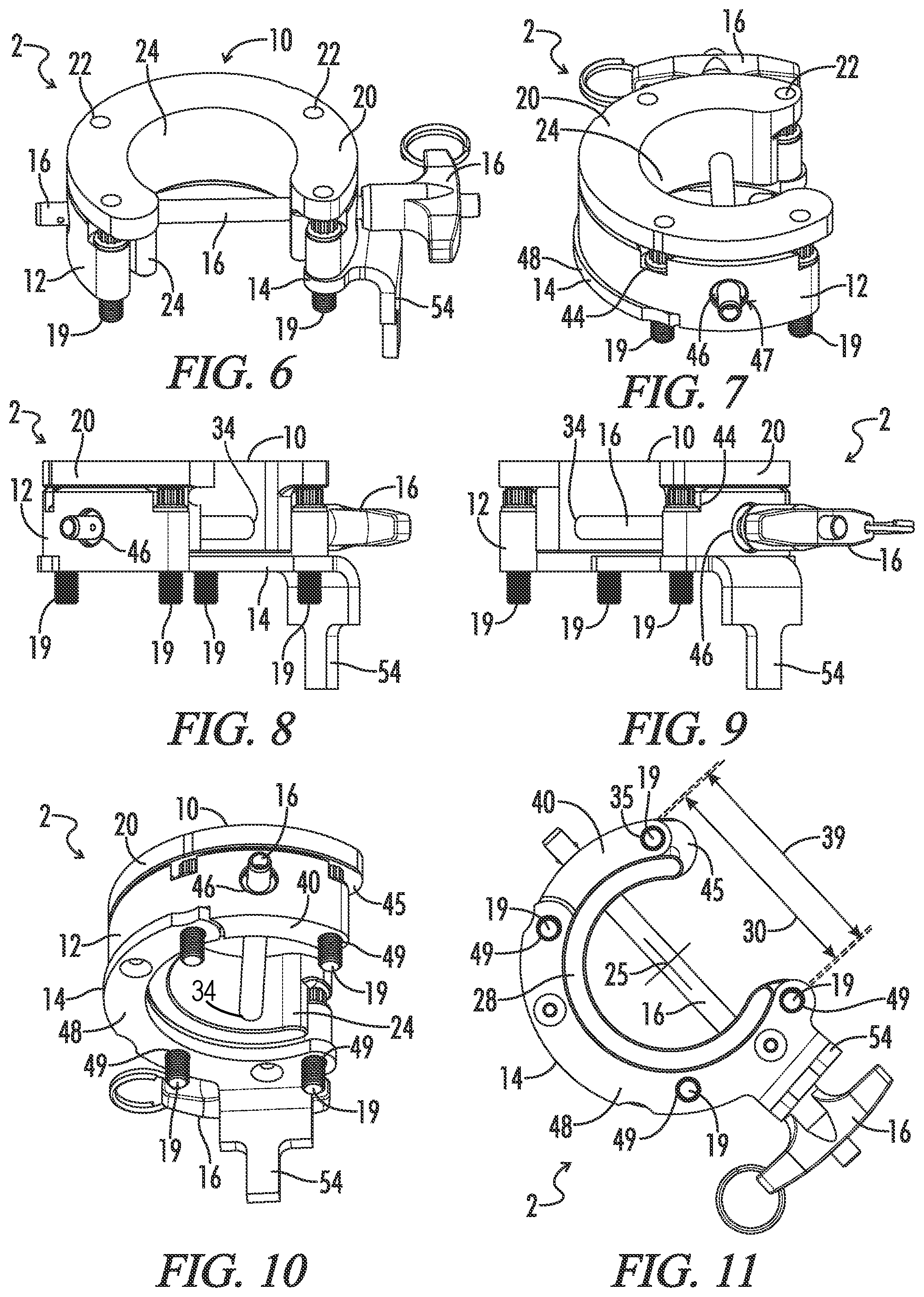 Patent US12460884 Figure 4 – Spade grip attachment assembly for a minigun