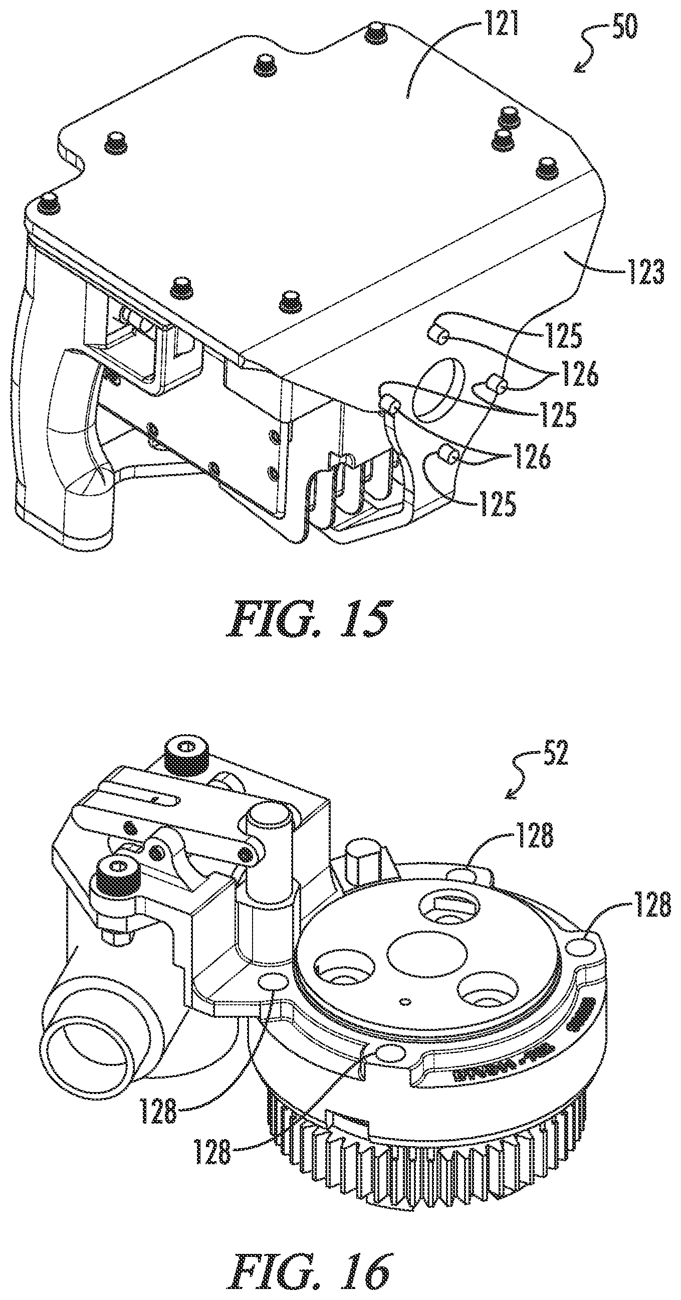 Patent US12460884 Figure 6 – Spade grip attachment assembly for a minigun