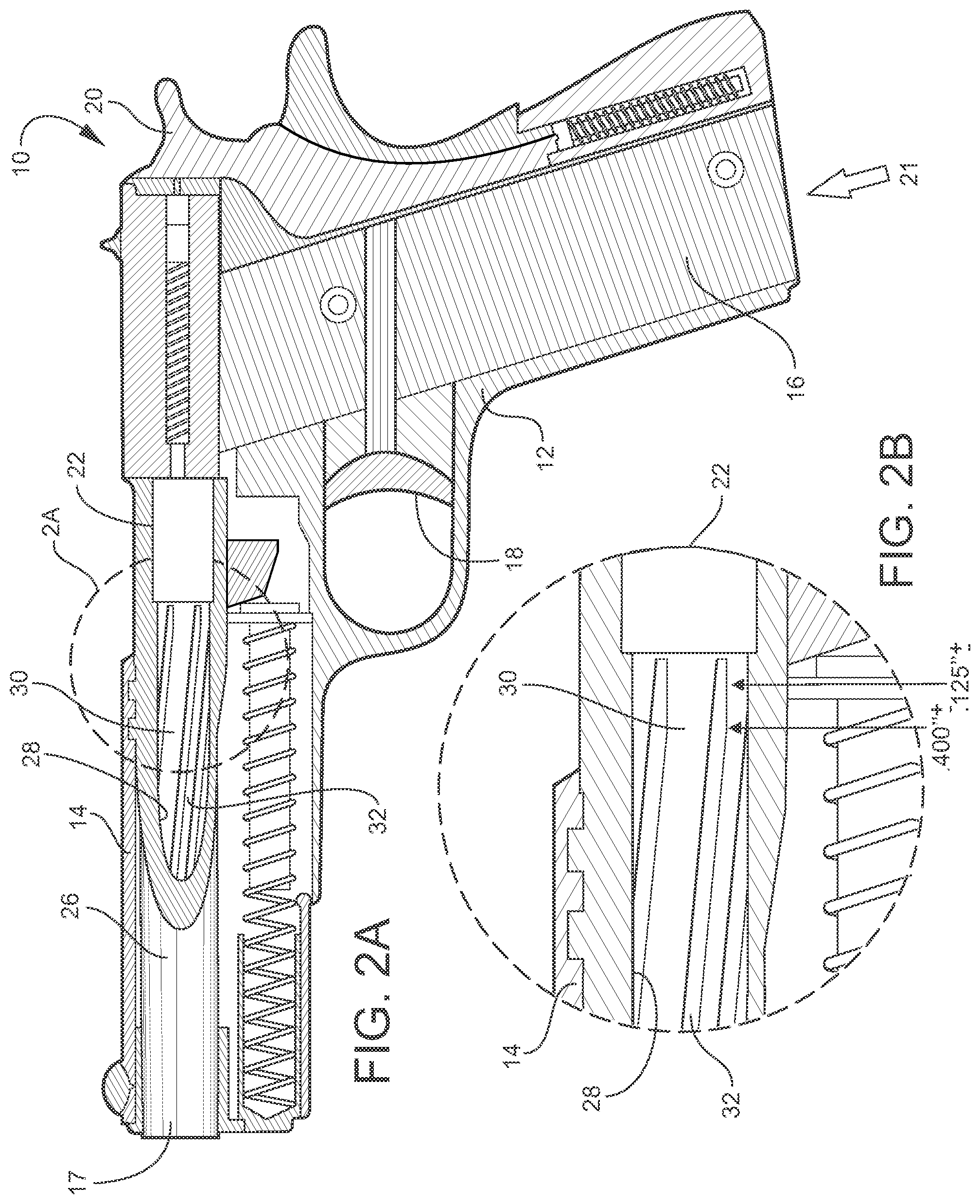 Patent US12460886 Figure 2 – Reducing blow-by in firearms