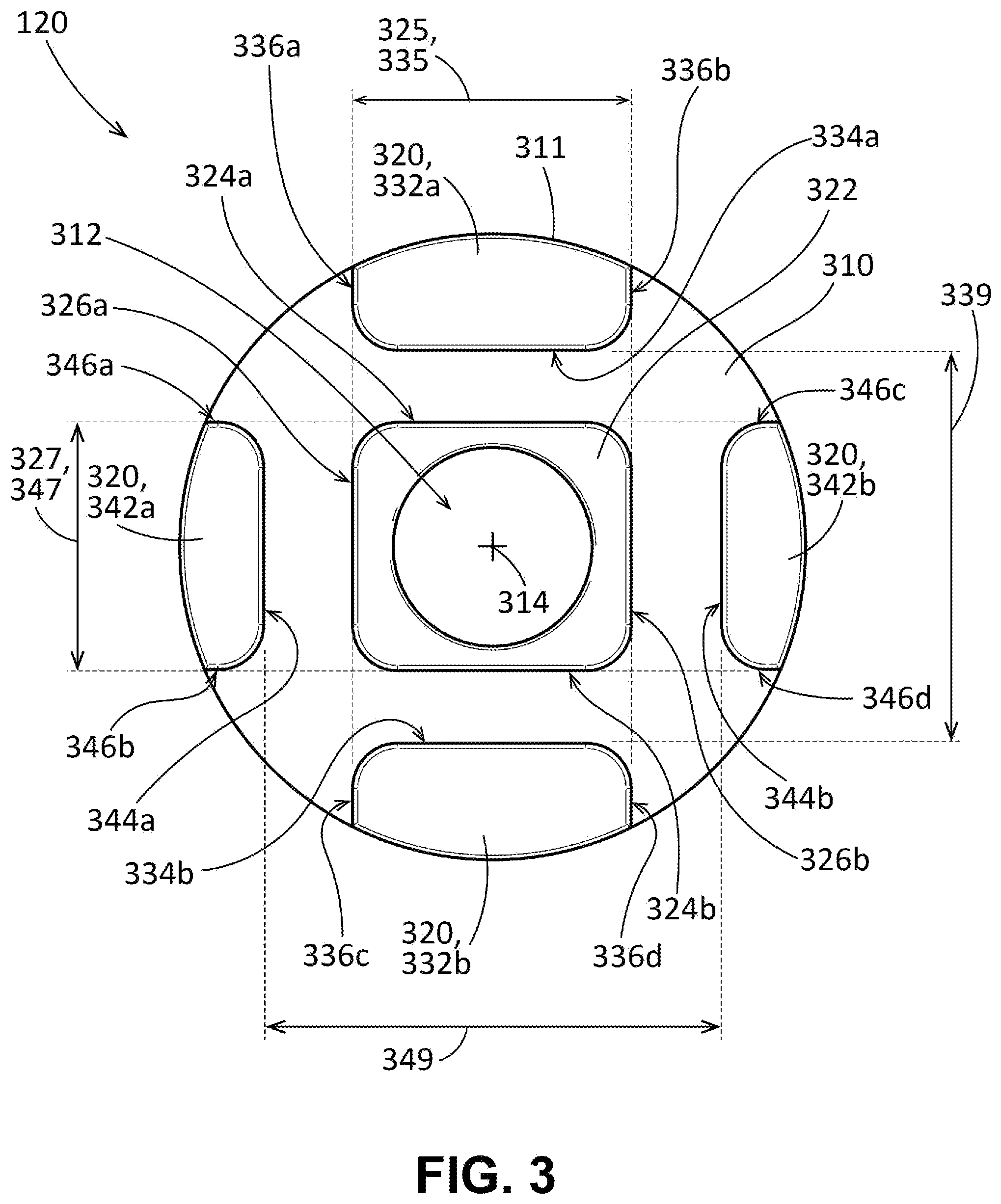 Patent US12460887 Figure 3 – Suppressor
