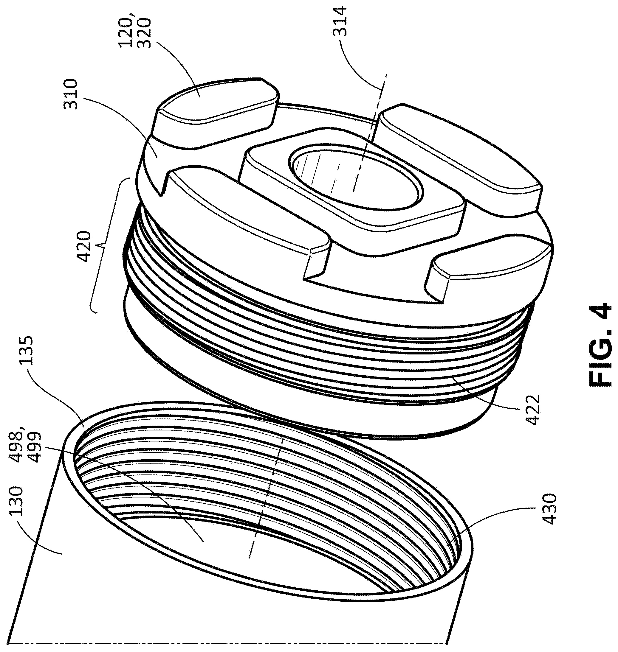 Patent US12460887 Figure 4 – Suppressor