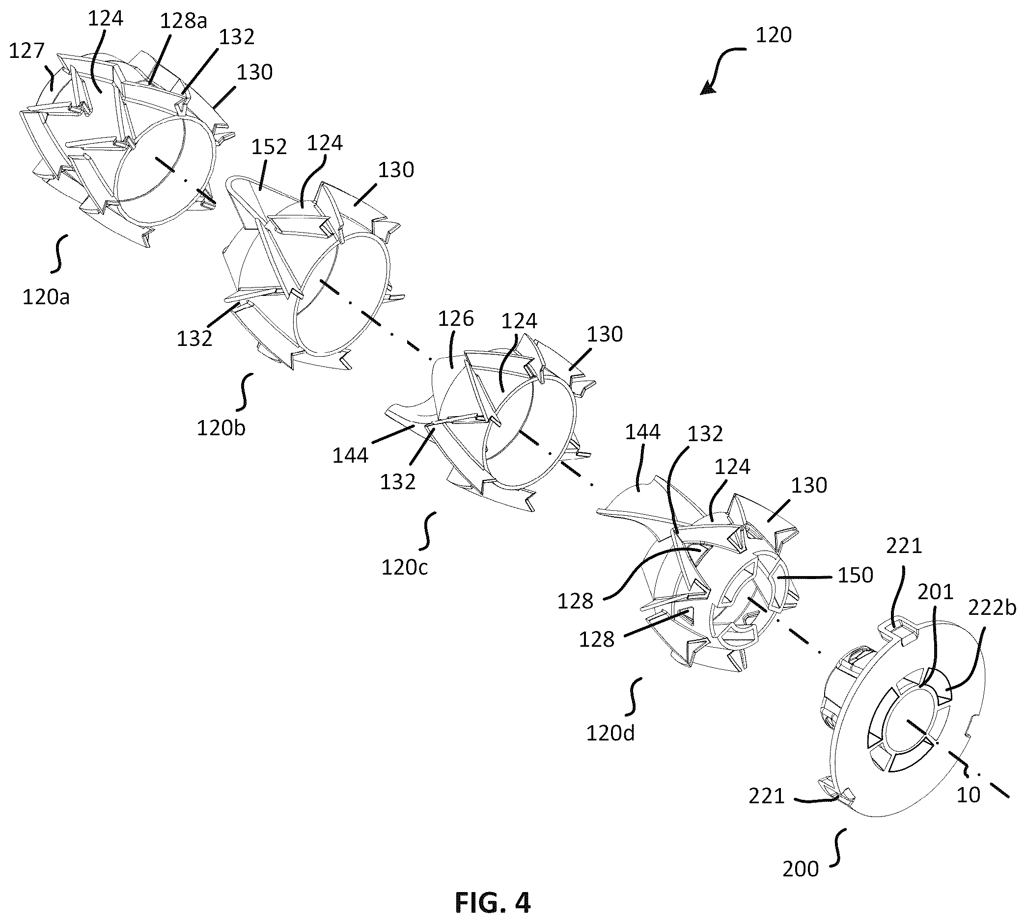 Patent US12460888 Figure 3 – Suppressor with gas cross flow and reduced back pressure