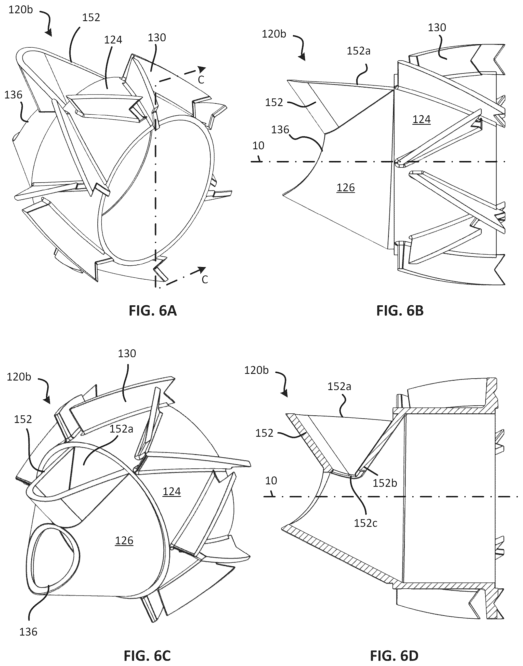 Patent US12460888 Figure 5 – Suppressor with gas cross flow and reduced back pressure
