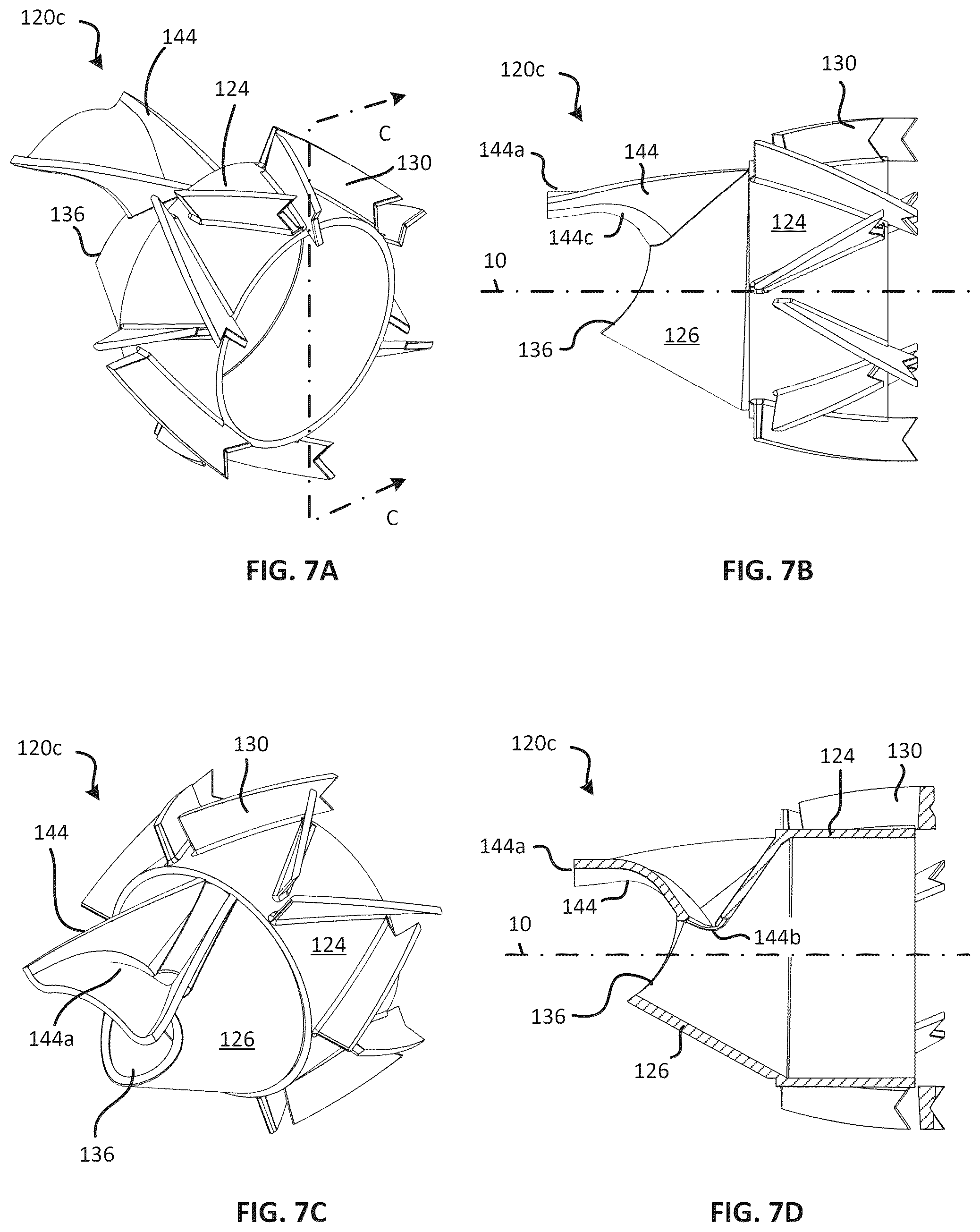 Patent US12460888 Figure 6 – Suppressor with gas cross flow and reduced back pressure